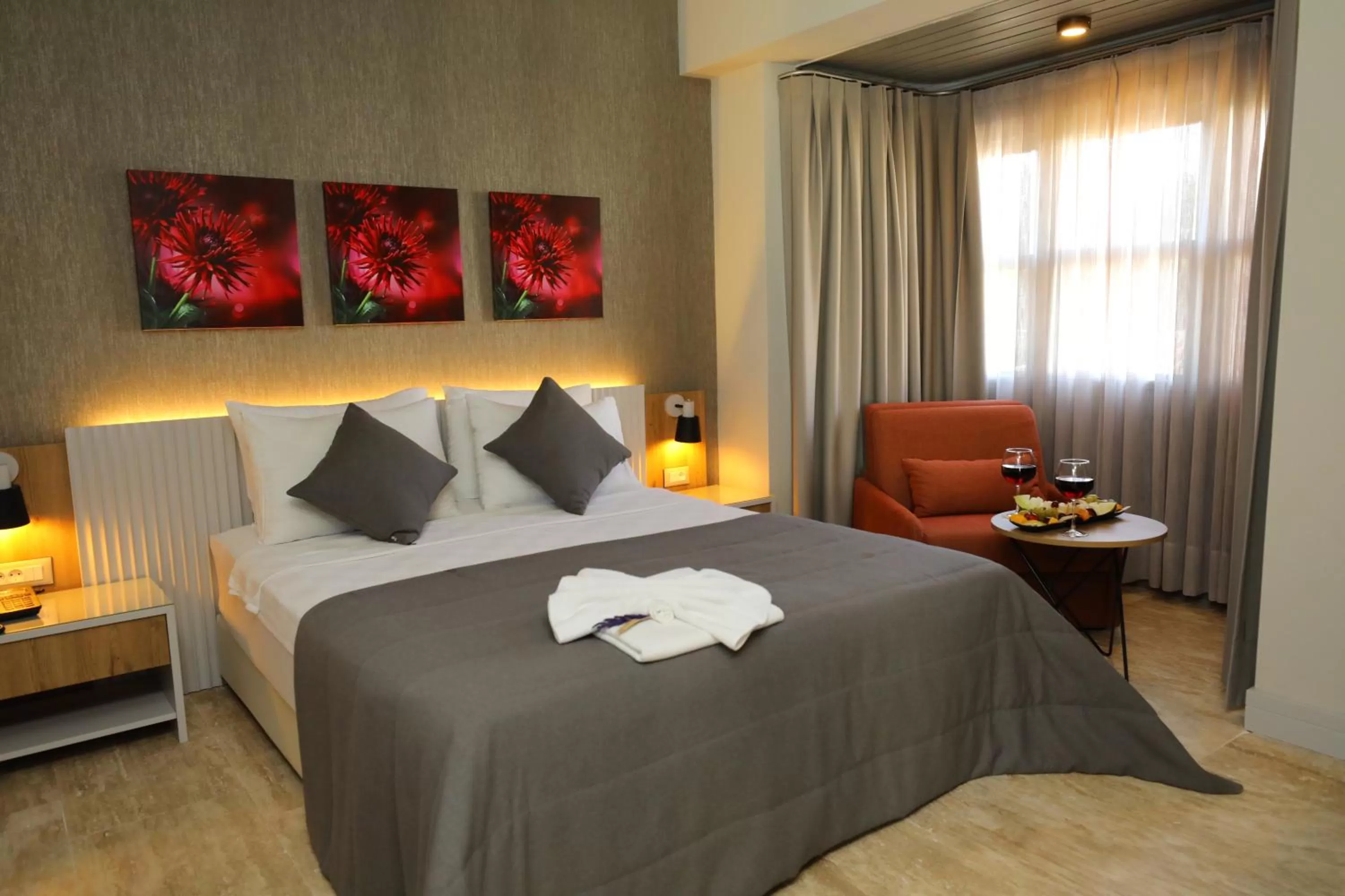 Bed in Ariel Hotel Alaçatı