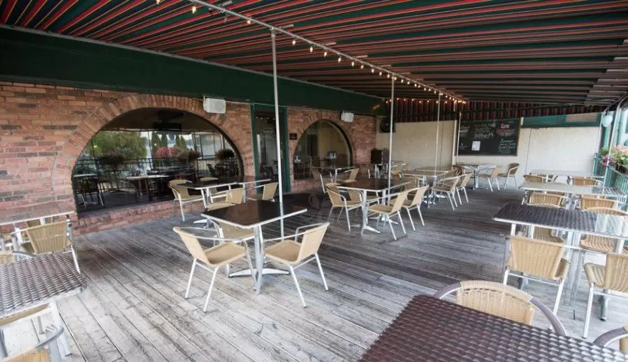 Patio in The Gananoque Inn