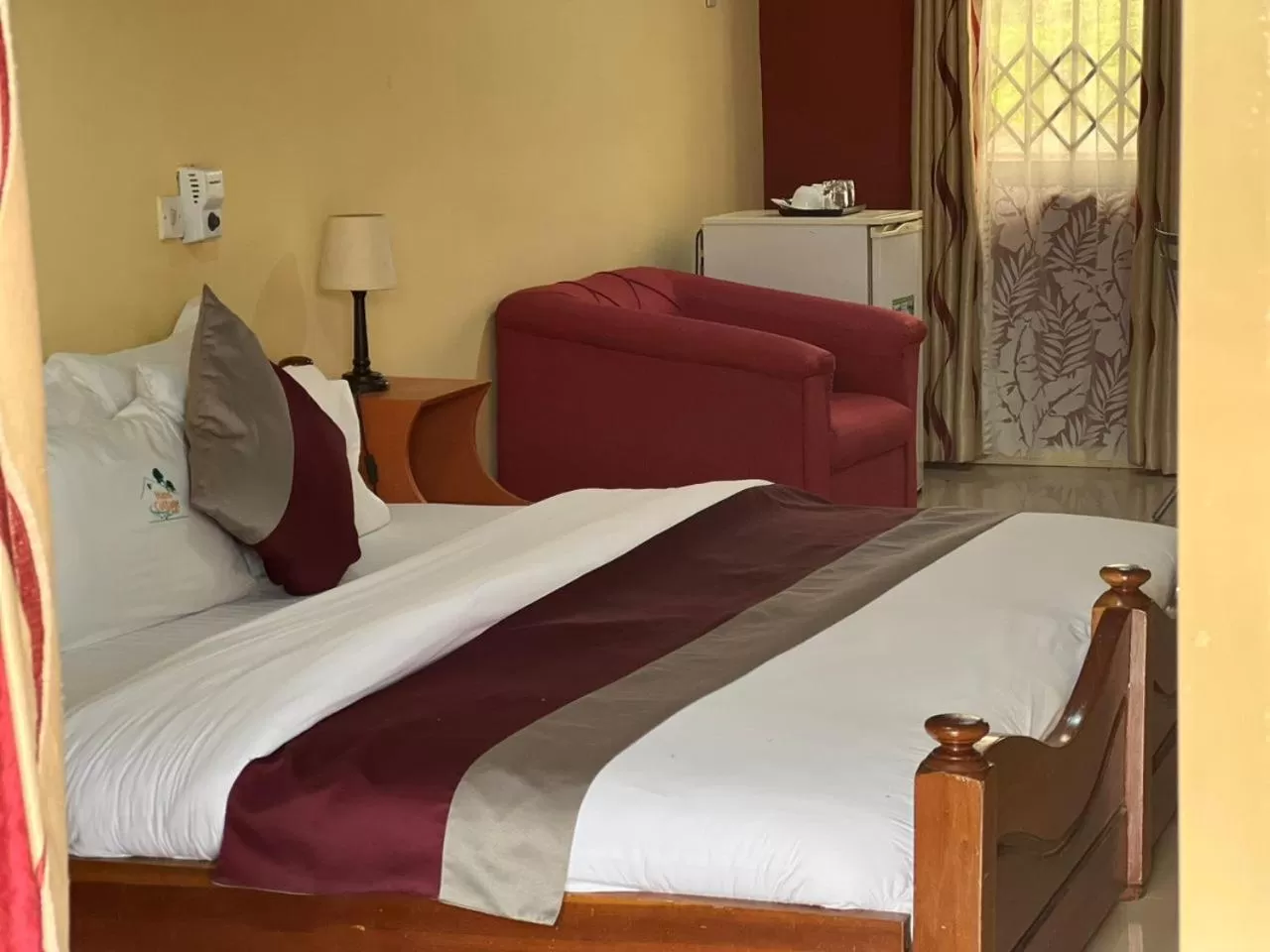 Bed in Hans Cottage Botel