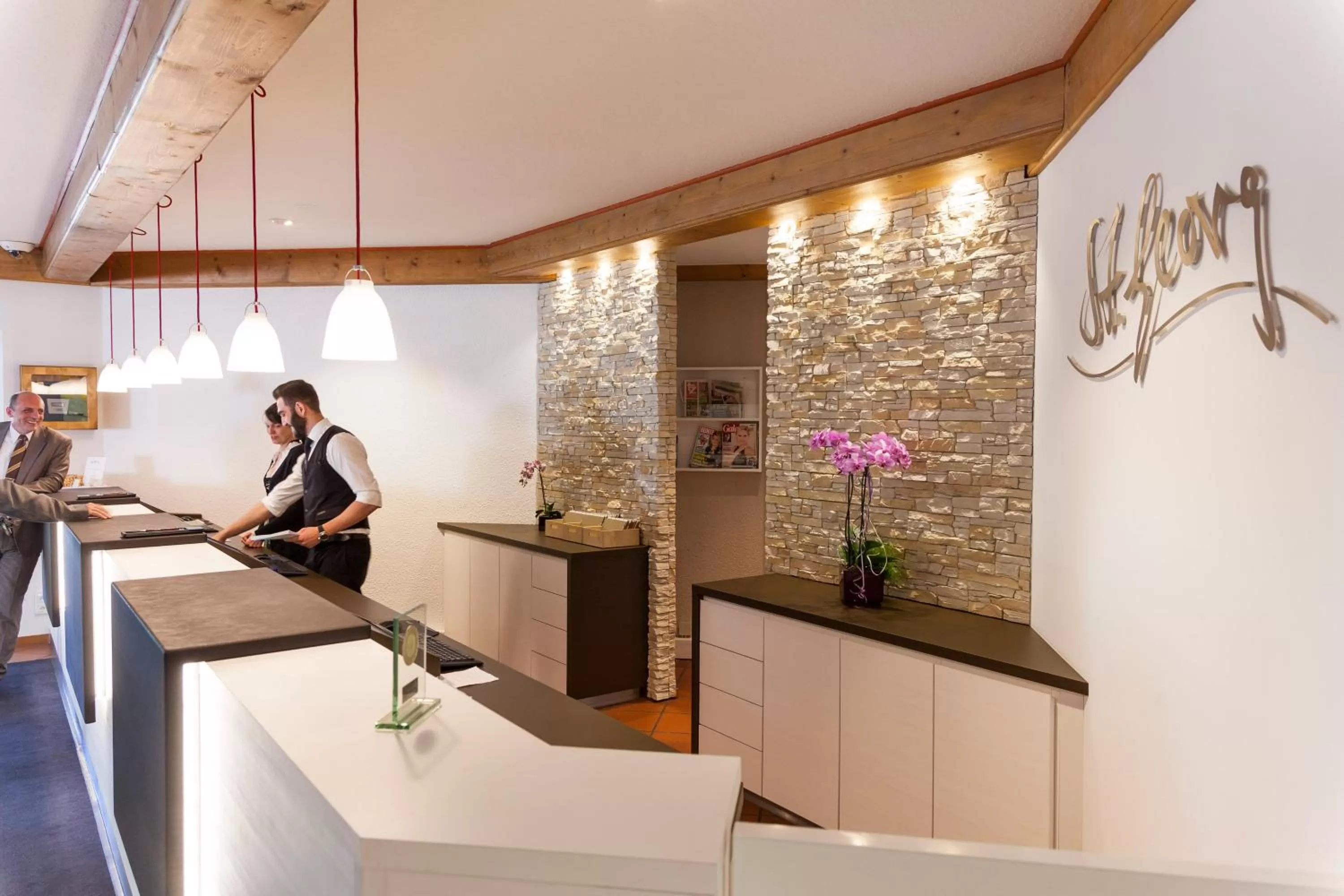 Lobby or reception in Hotel St. Georg