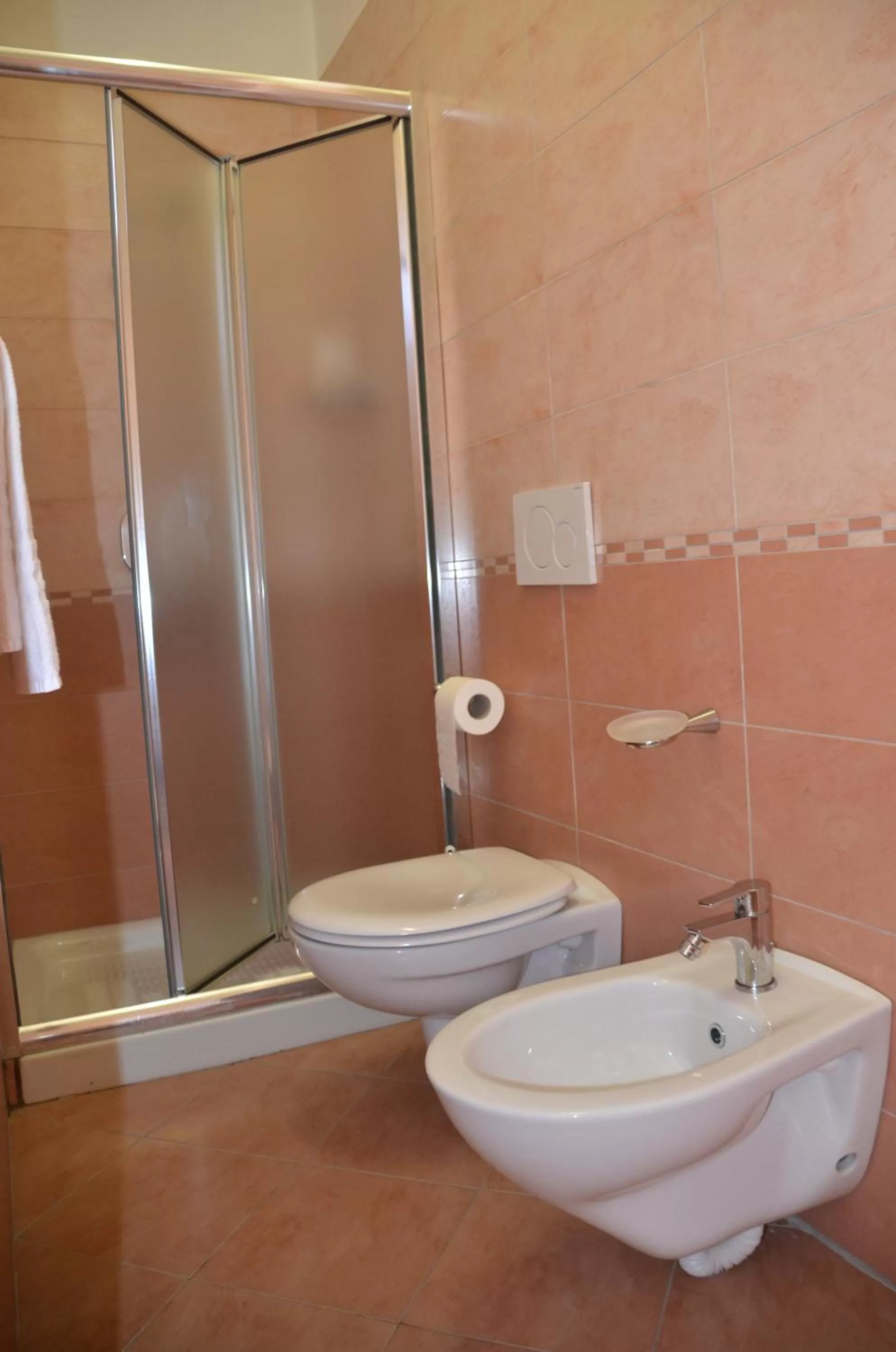 Shower, Bathroom in Albergo Roma