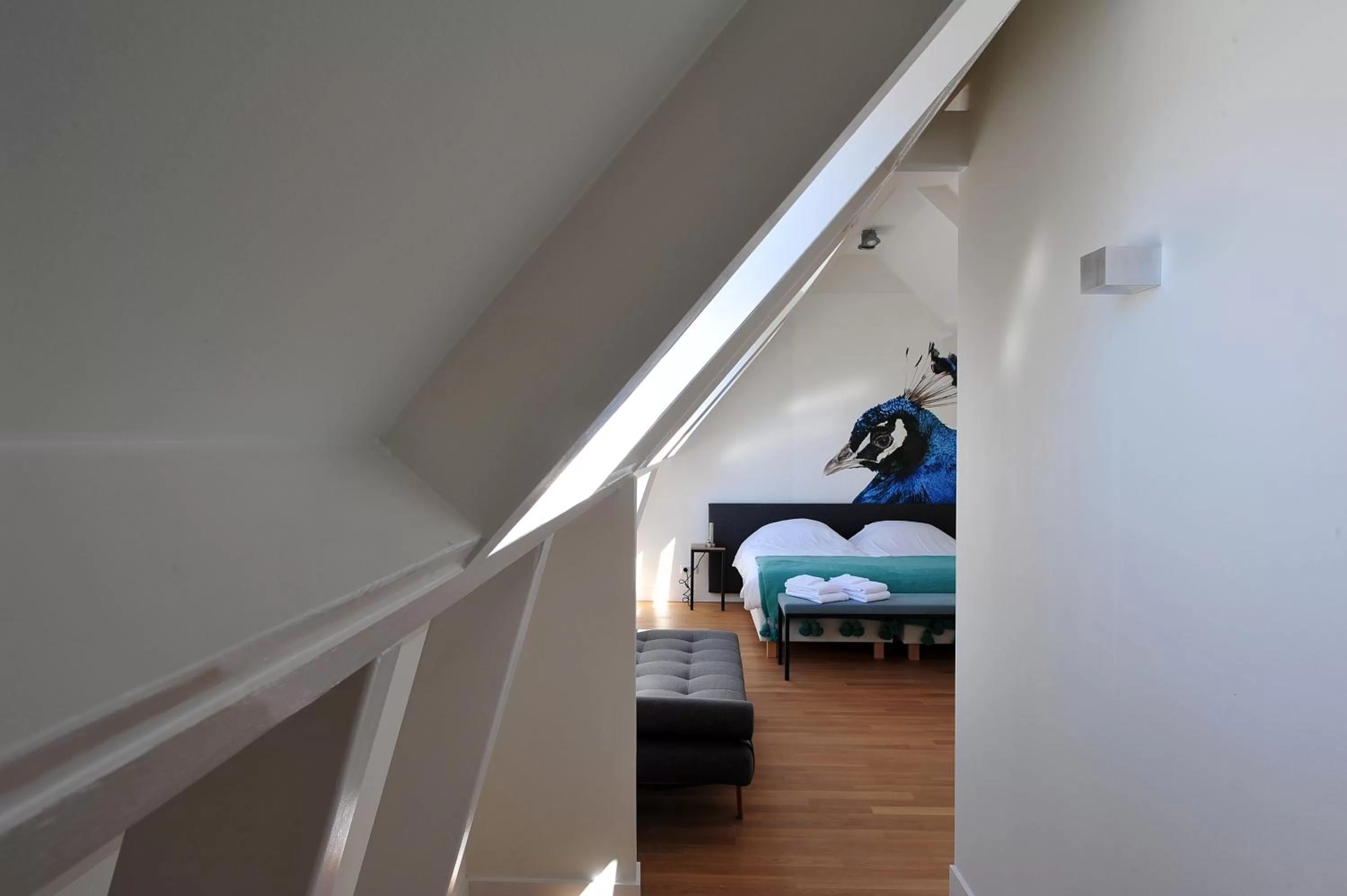 Decorative detail, Bed in Boetiek Hotel Kampen