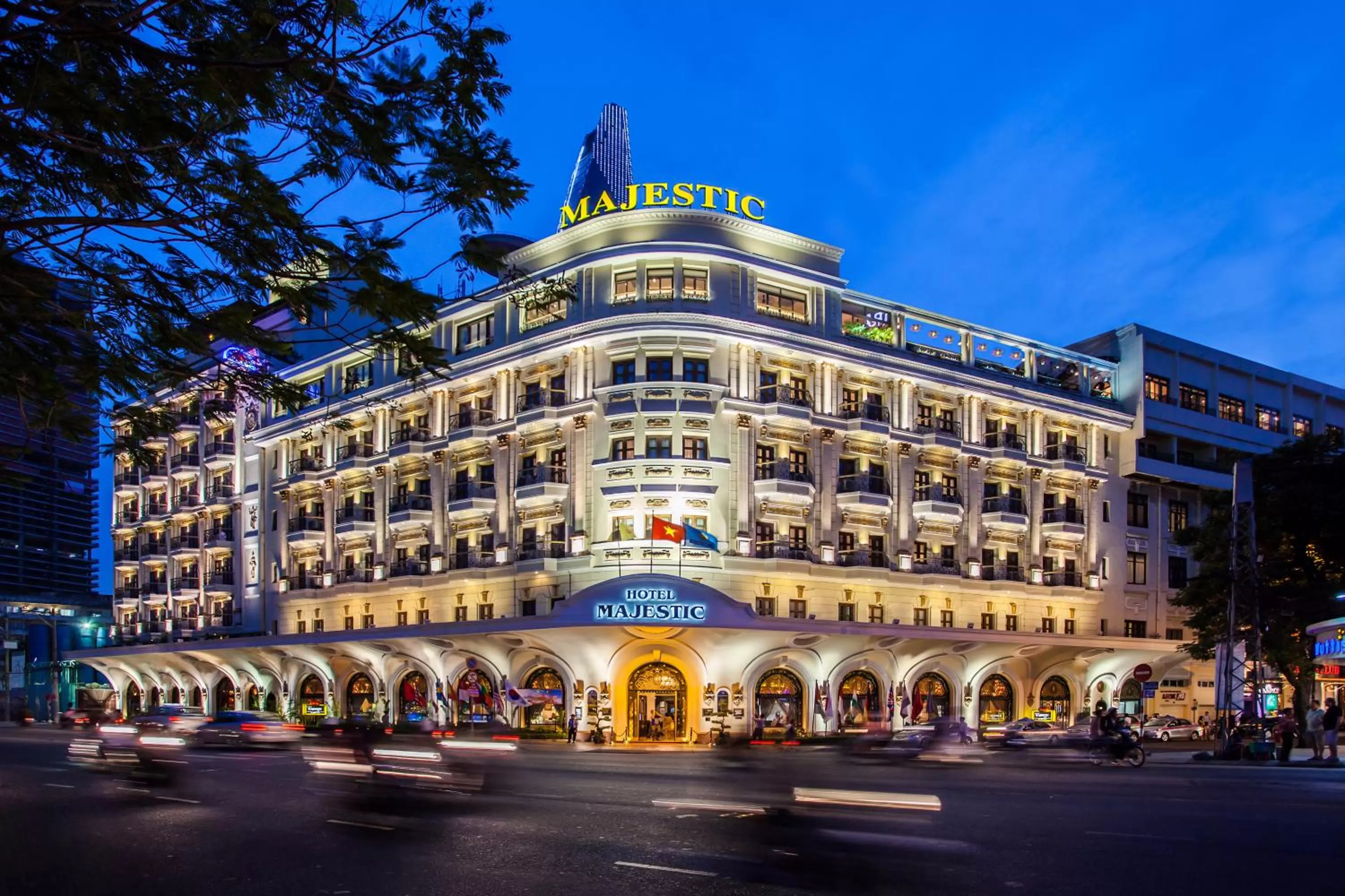 Facade/entrance in Hotel Majestic Saigon