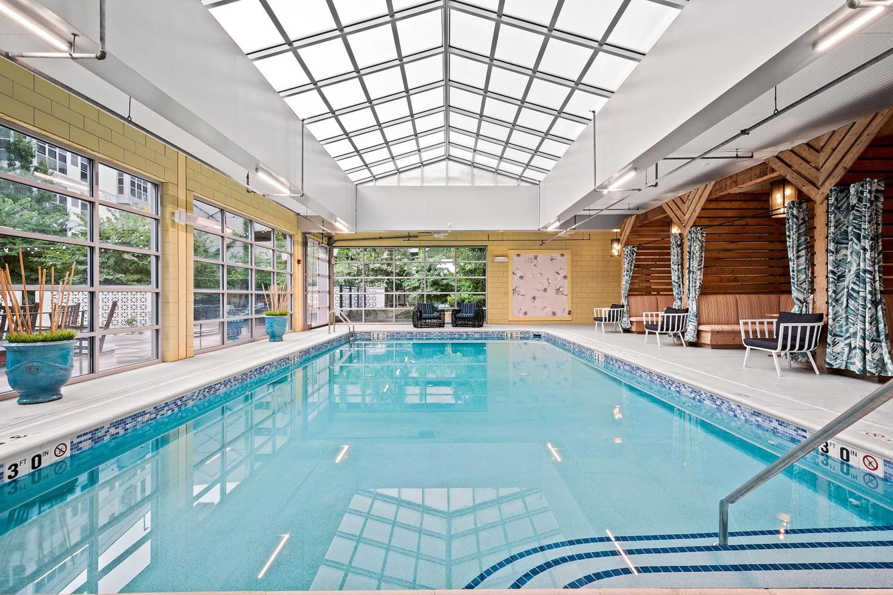 Swimming pool in Kasa South Side Pittsburgh