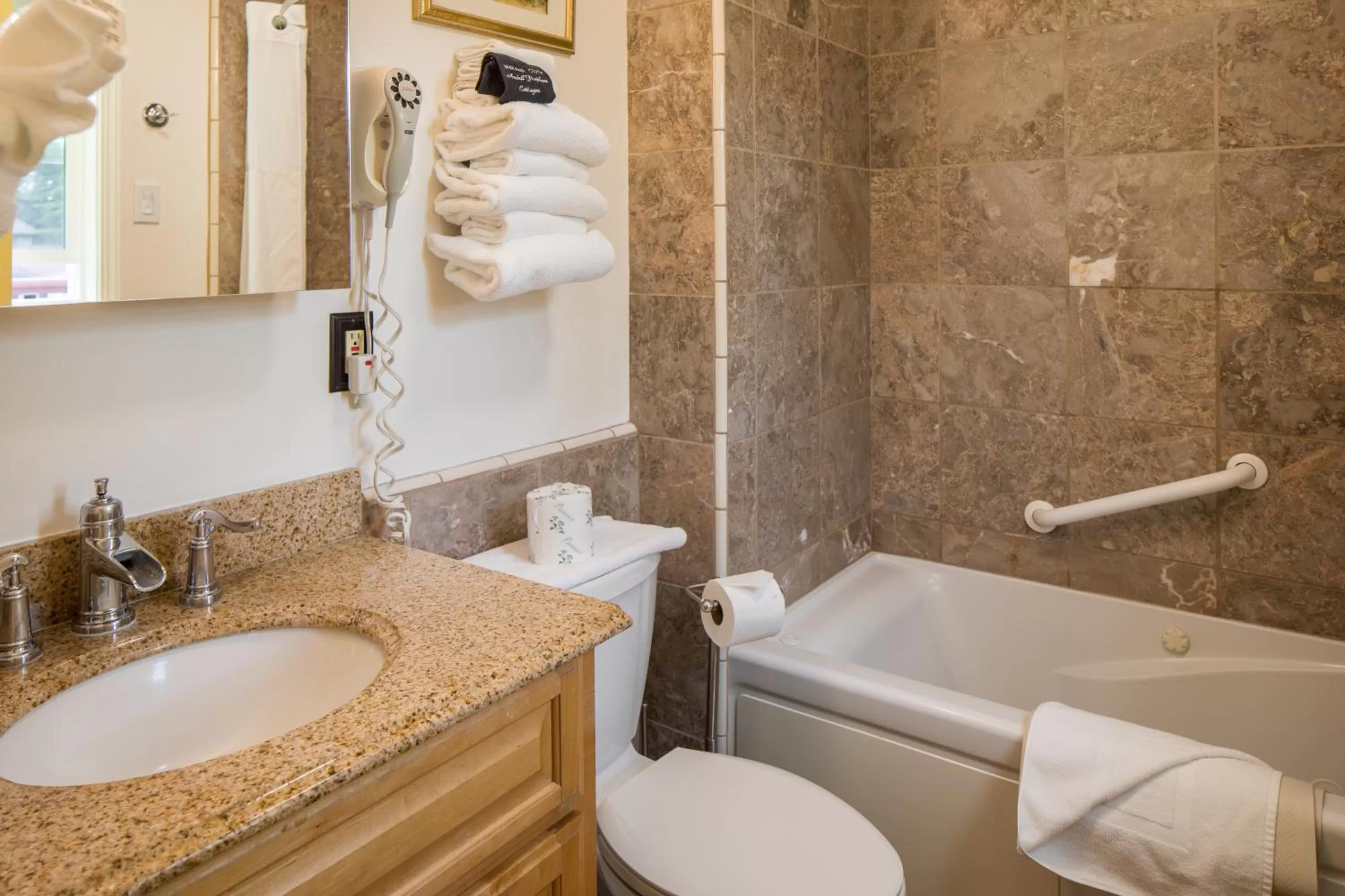 Shower in Andril Fireplace Cottages