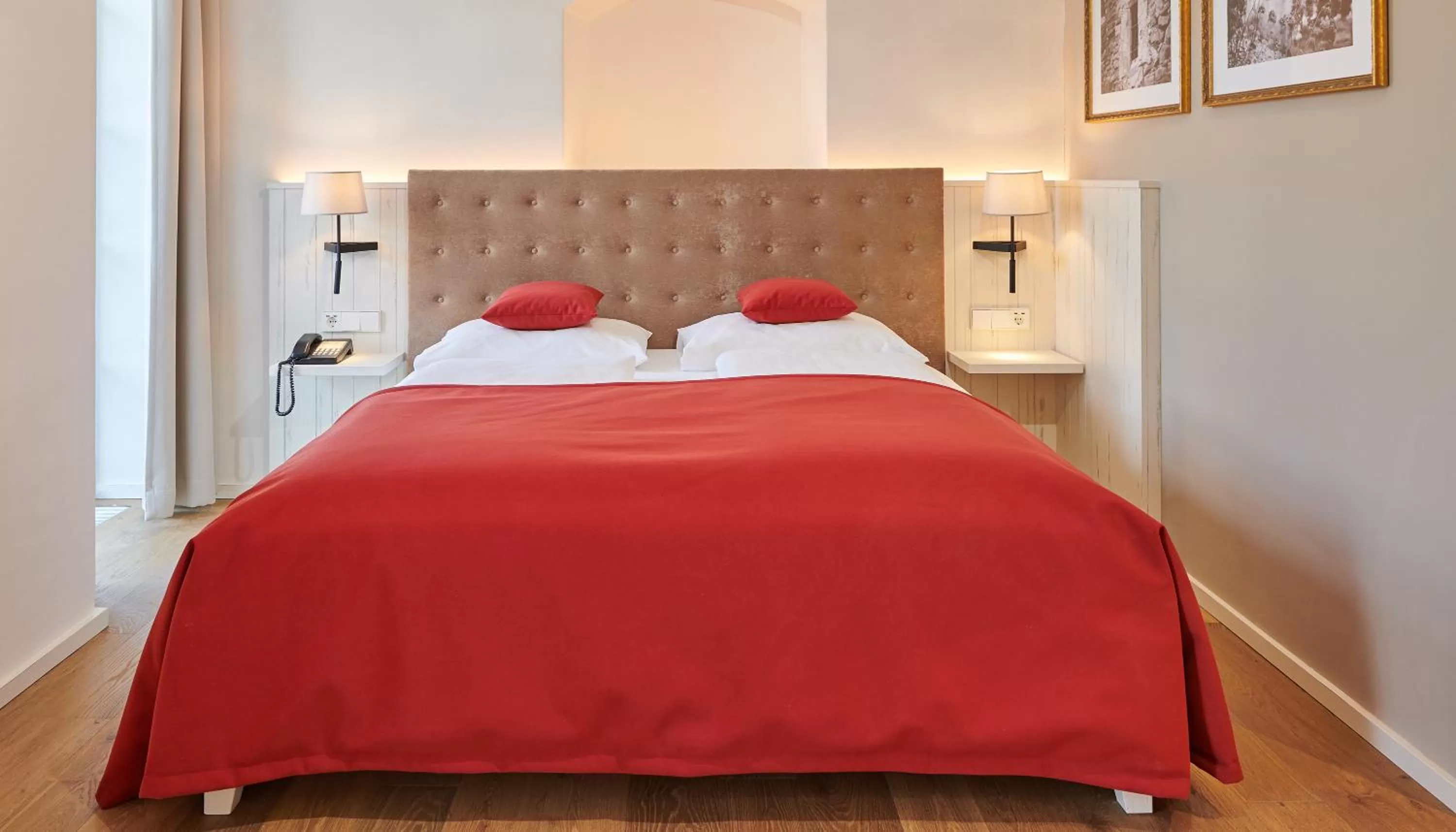 Bed in Das Schloss an der Eisenstrasse