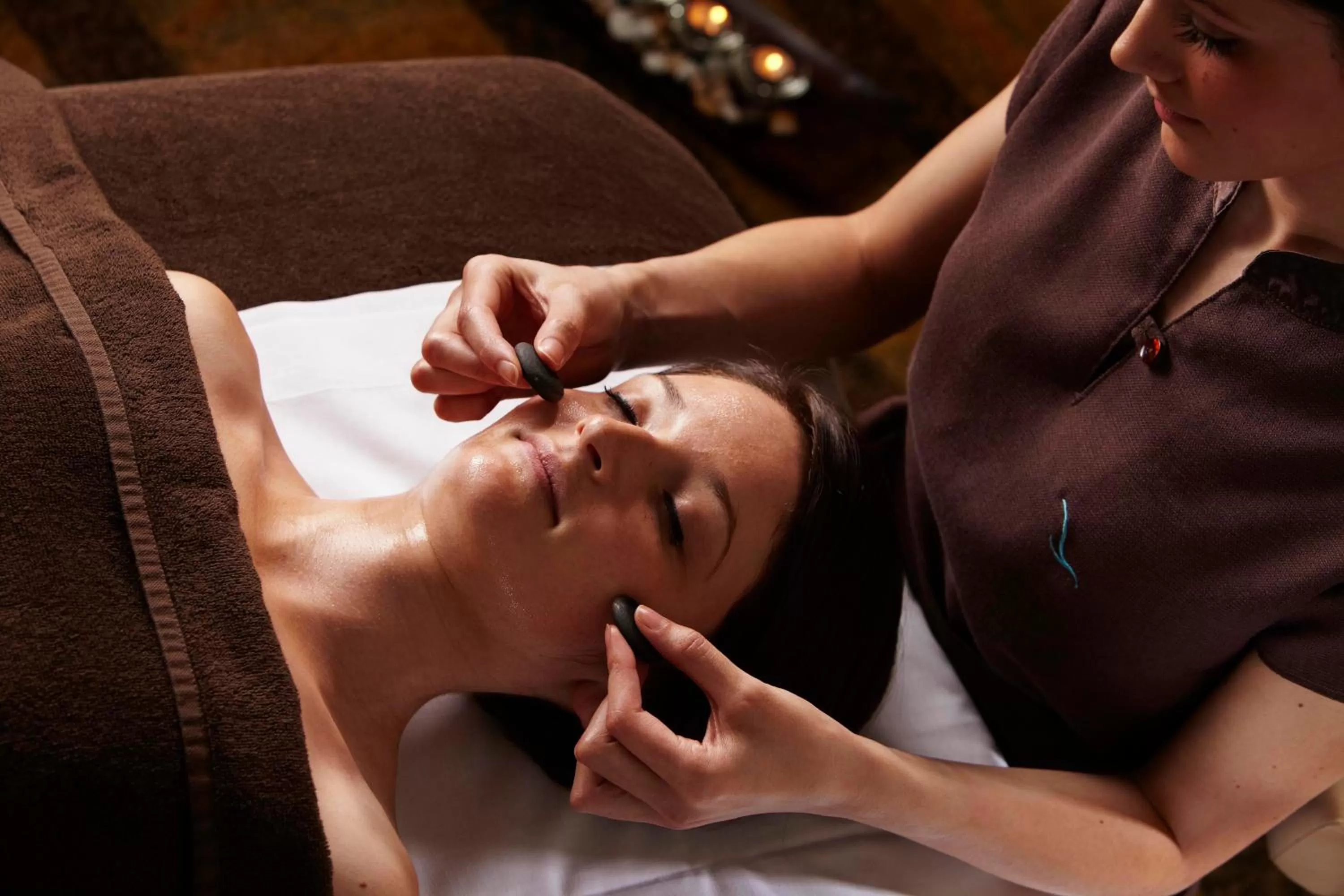 People in Pennyhill Park Hotel and Spa