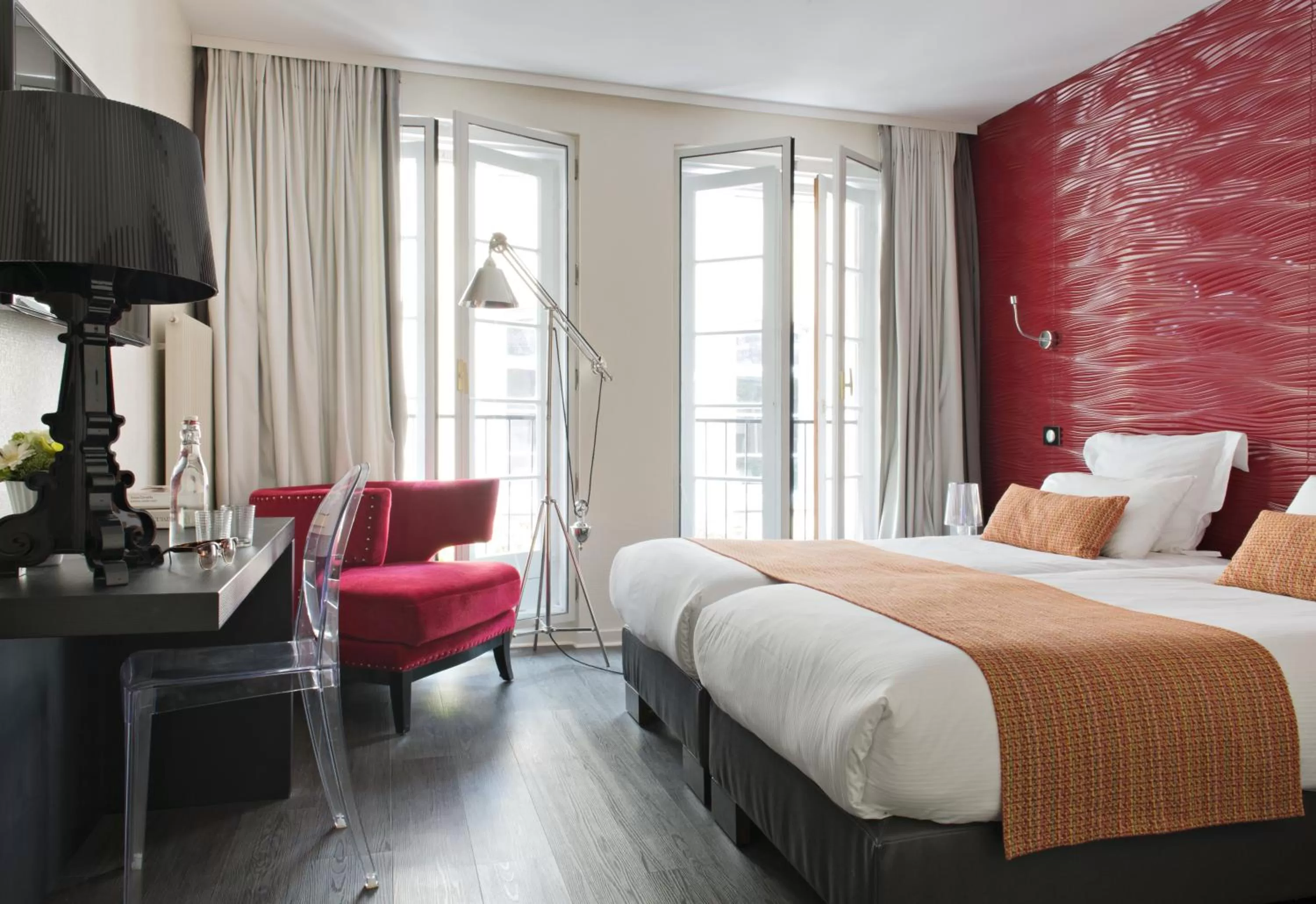 Superior Twin Room in Hôtel Le Rohan, centre Cathédrale
