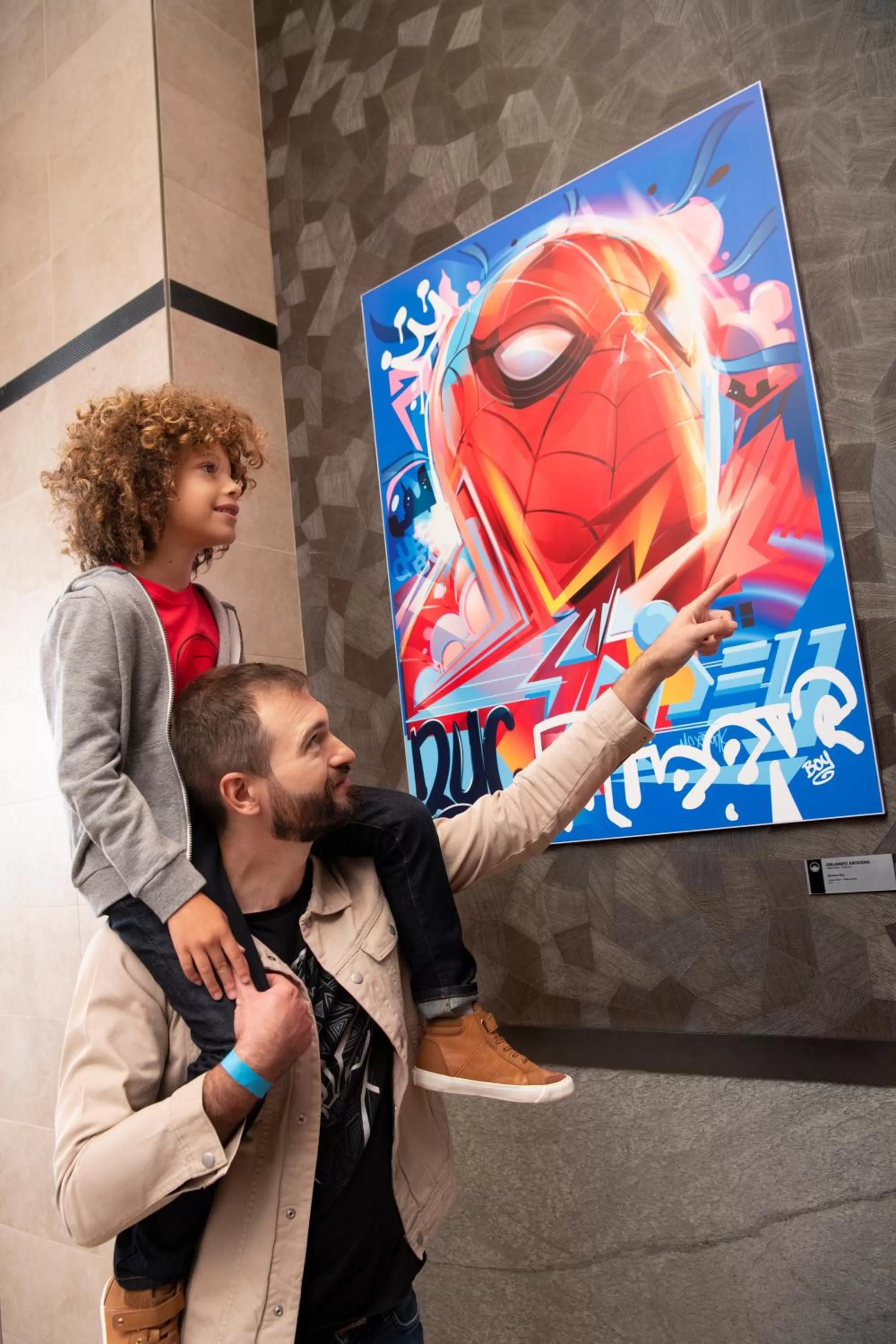 children in Disney Hotel New York - The Art of Marvel