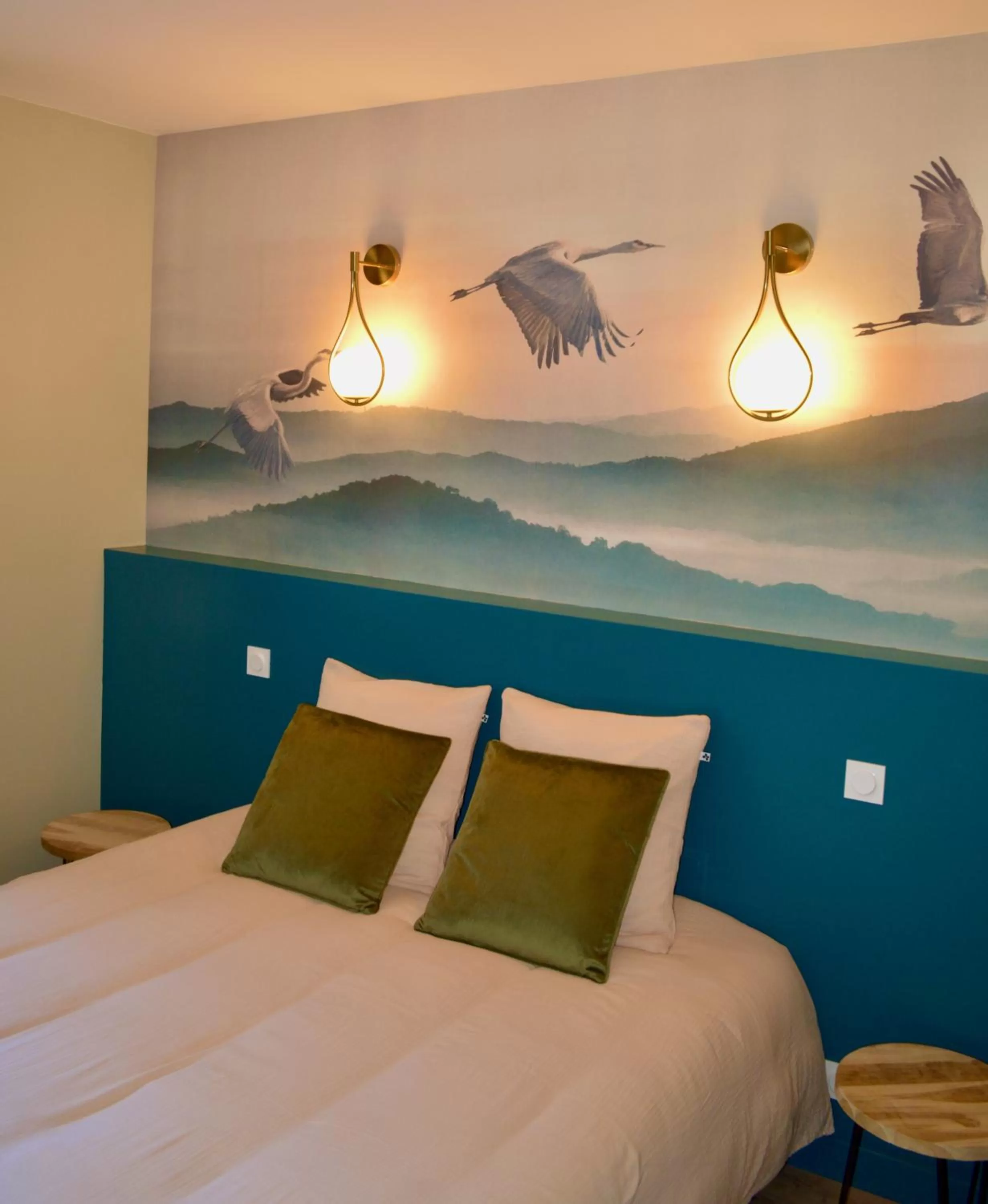 Photo of the whole room, Bed in La Pichonnière