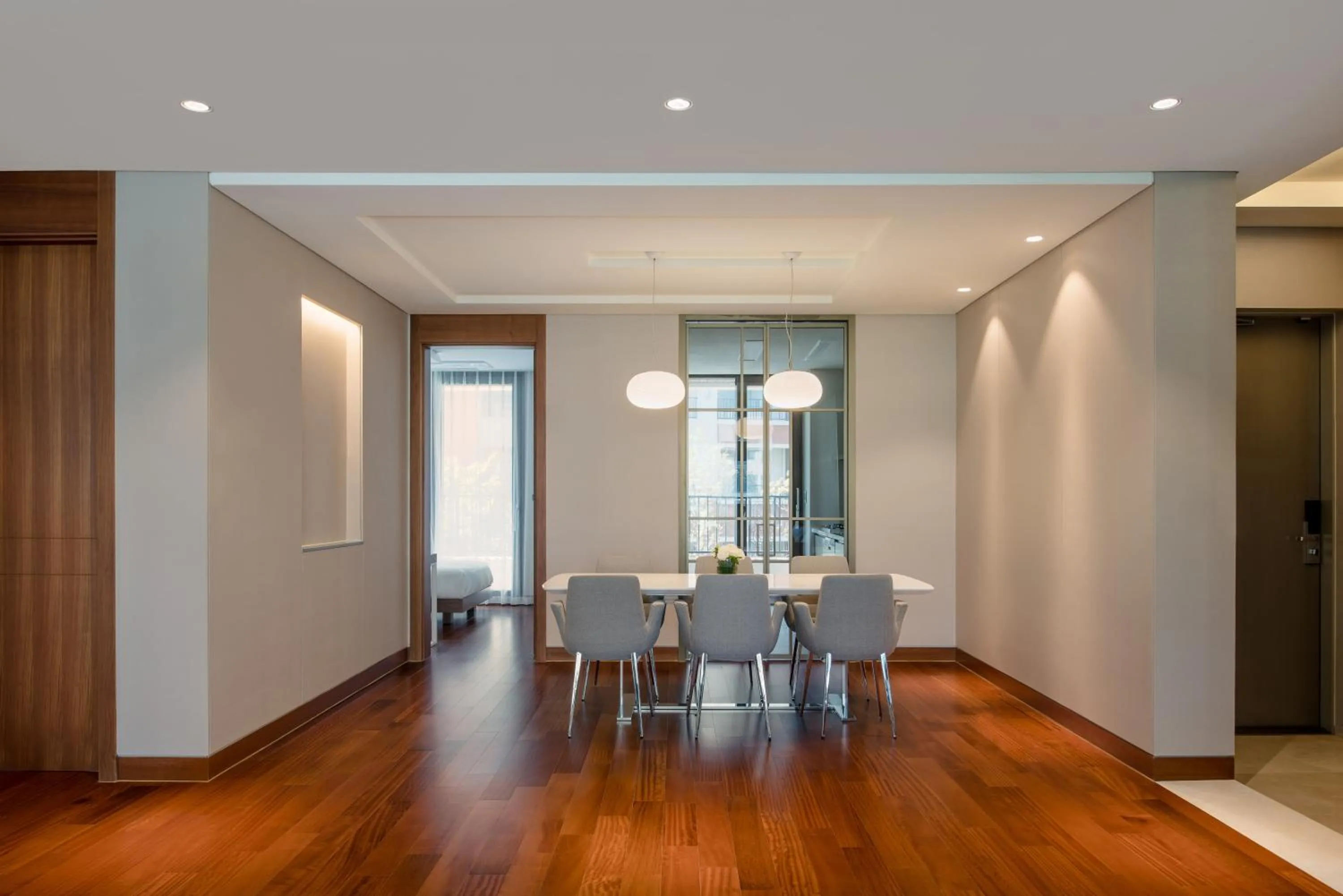 Living room in Somerset Jeju Shinhwa World