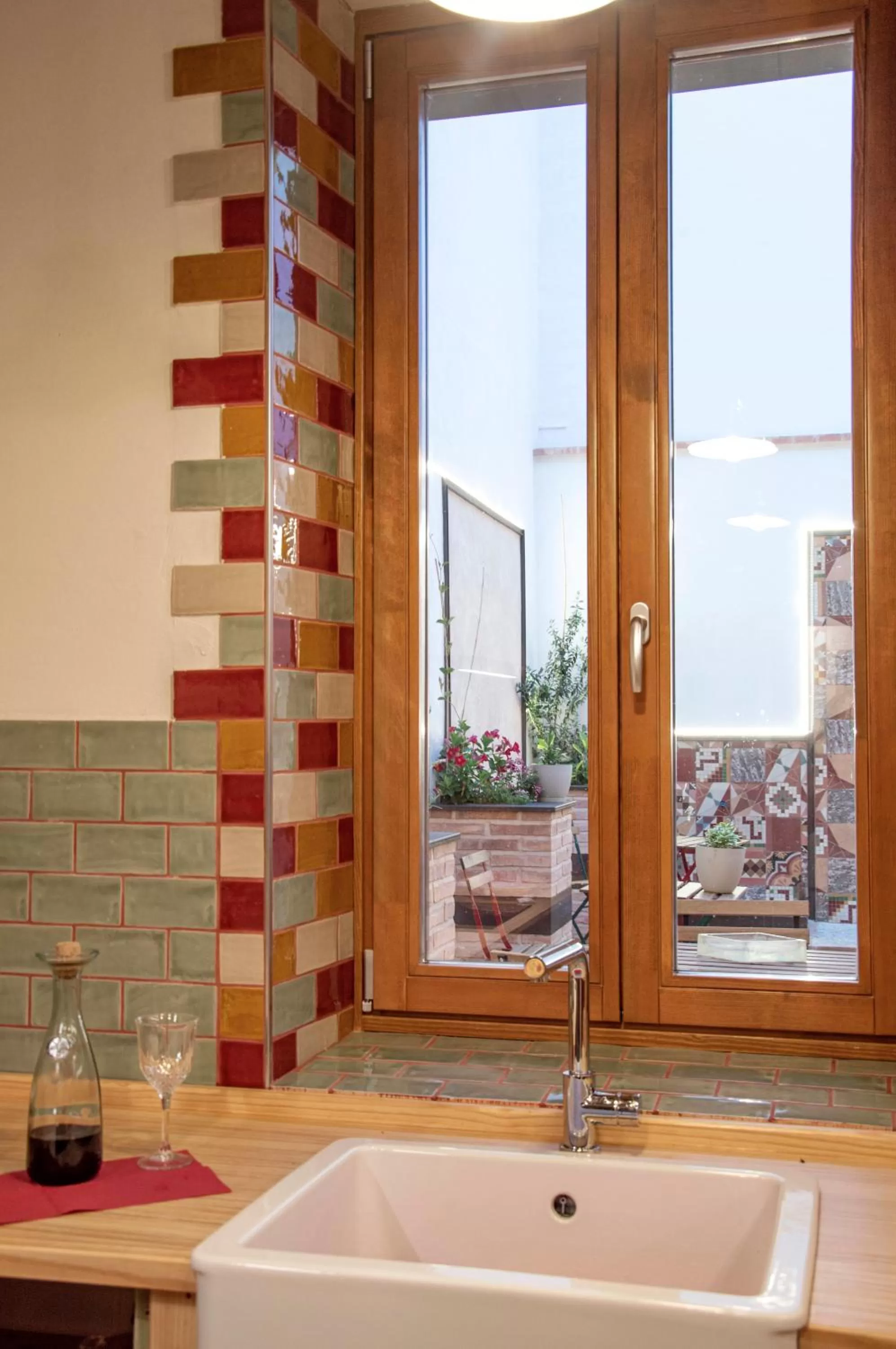 Inner courtyard view in La Casa del Médico Hostería Rural