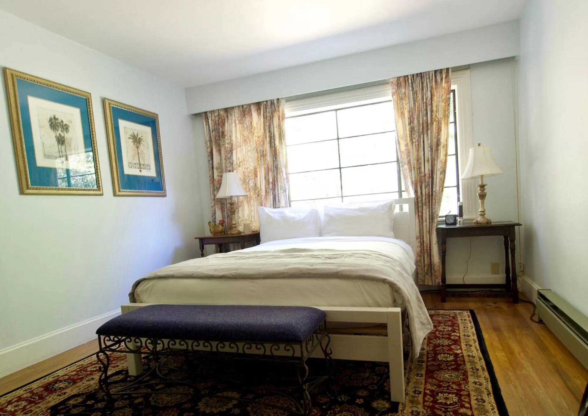 Bed in Mine and Farm, The Inn at Guerneville, CA