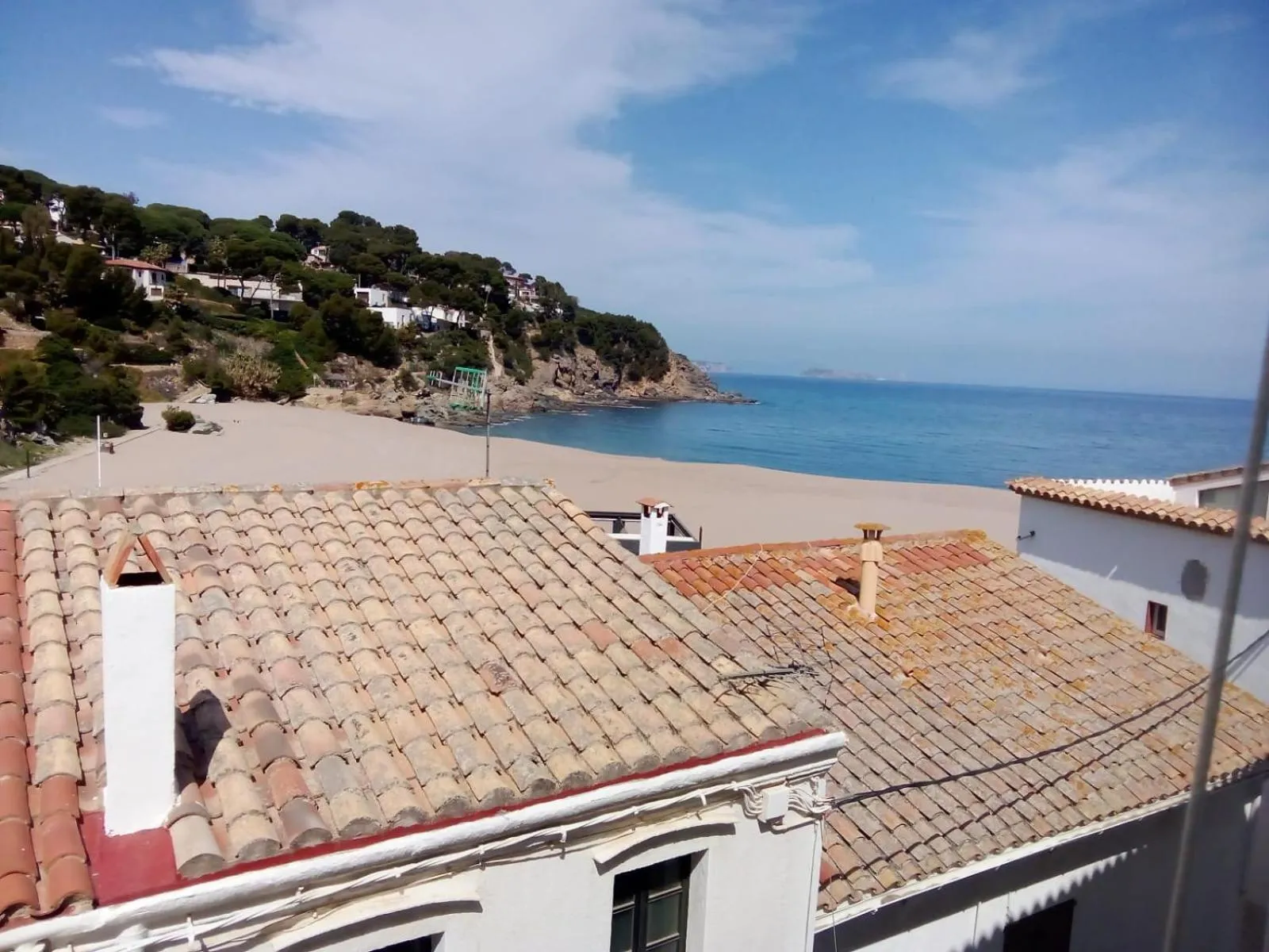 Sea view in Hostal Ses Negres