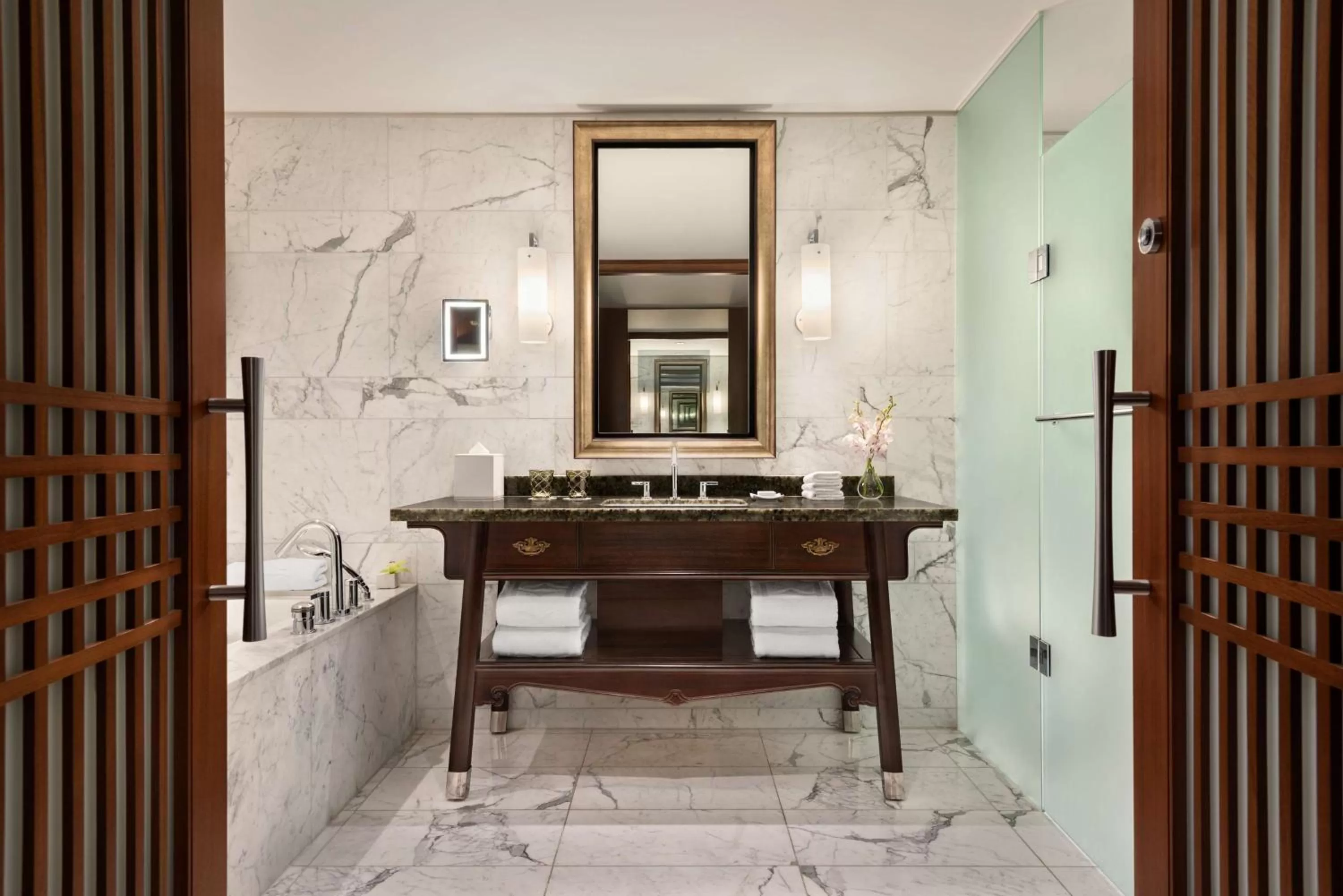 Bathroom in Shangri-La Toronto