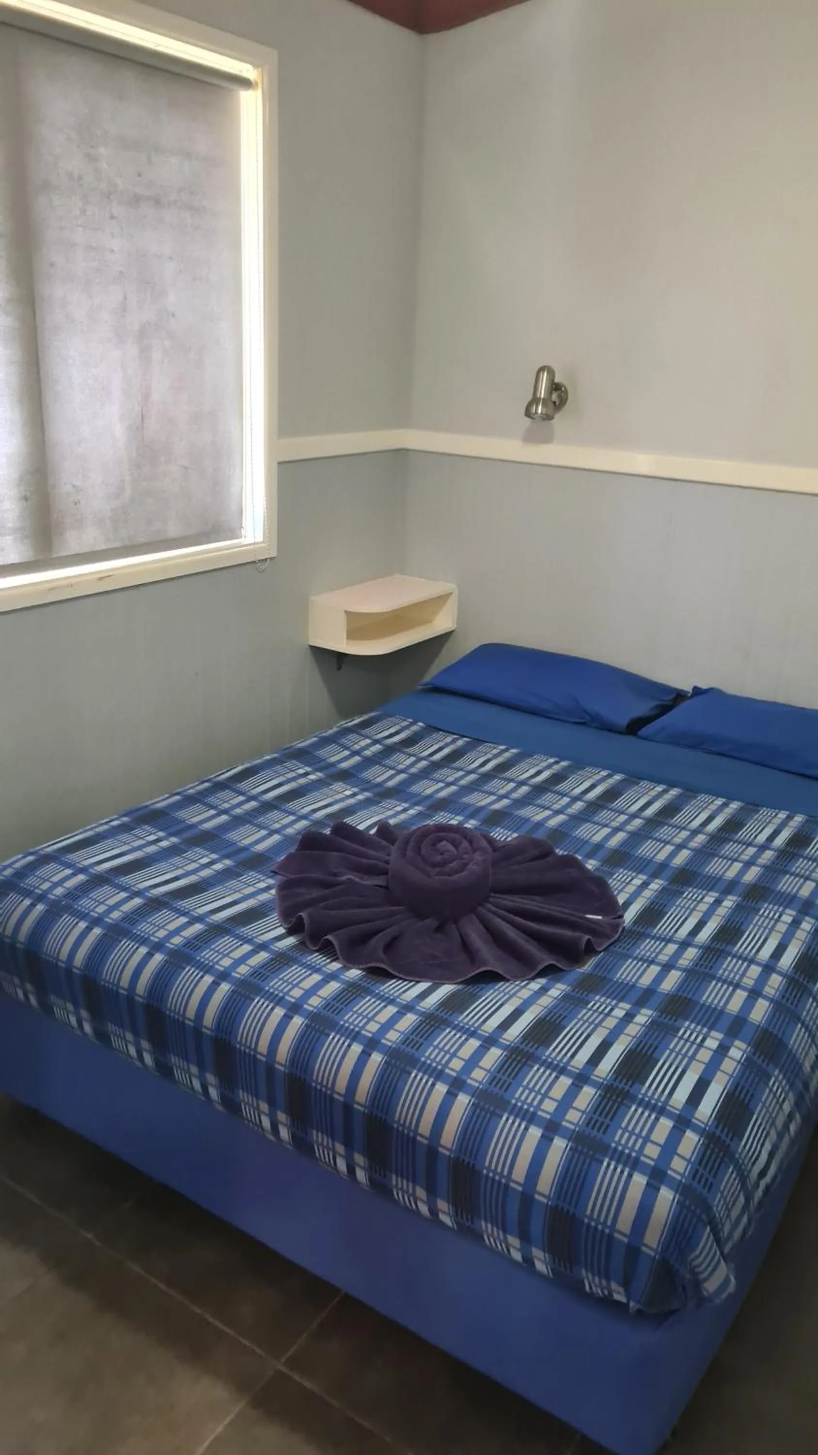 Bed in Banana Coast Caravan Park