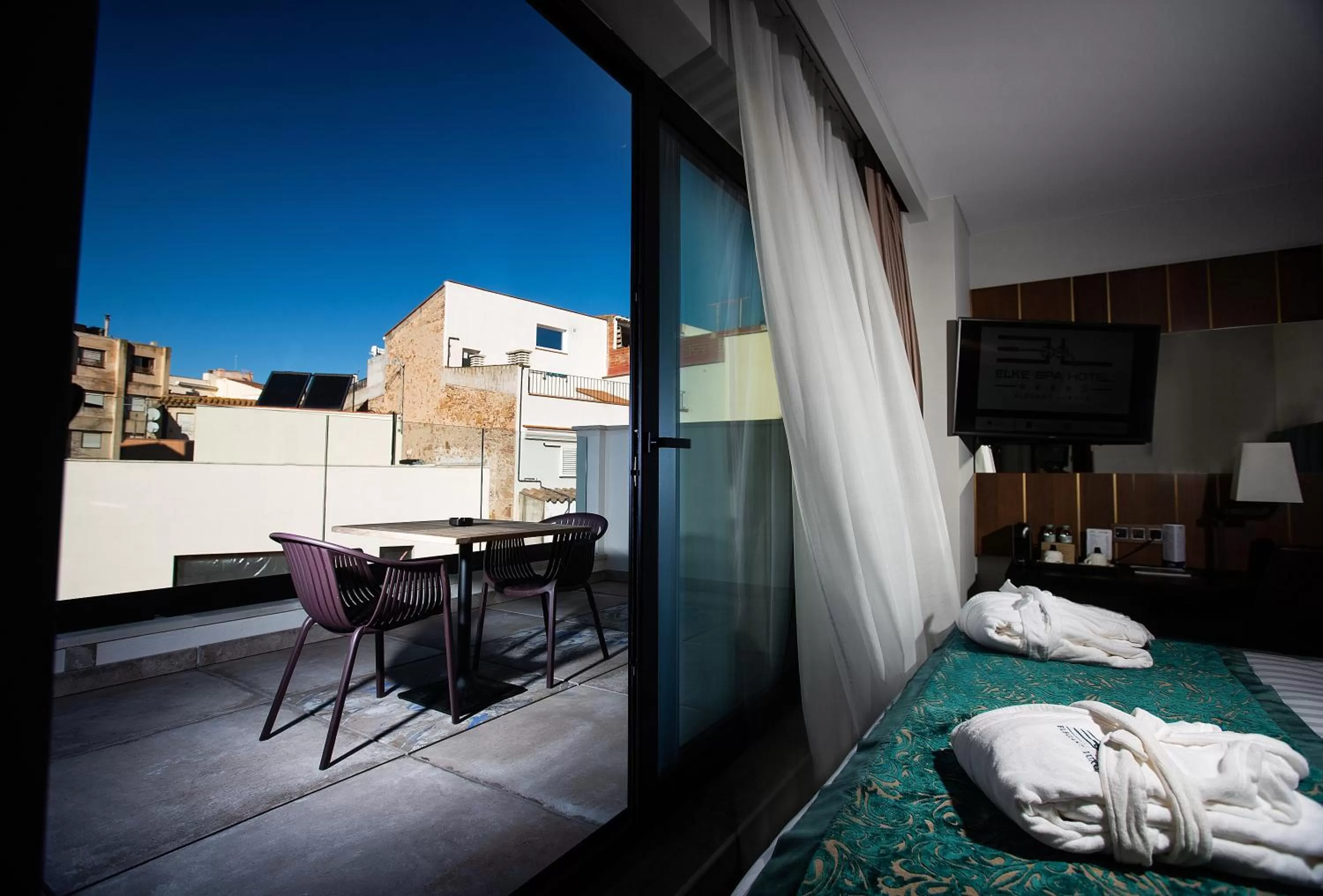 Balcony/Terrace in Boutique Hotel Élke Spa Superior