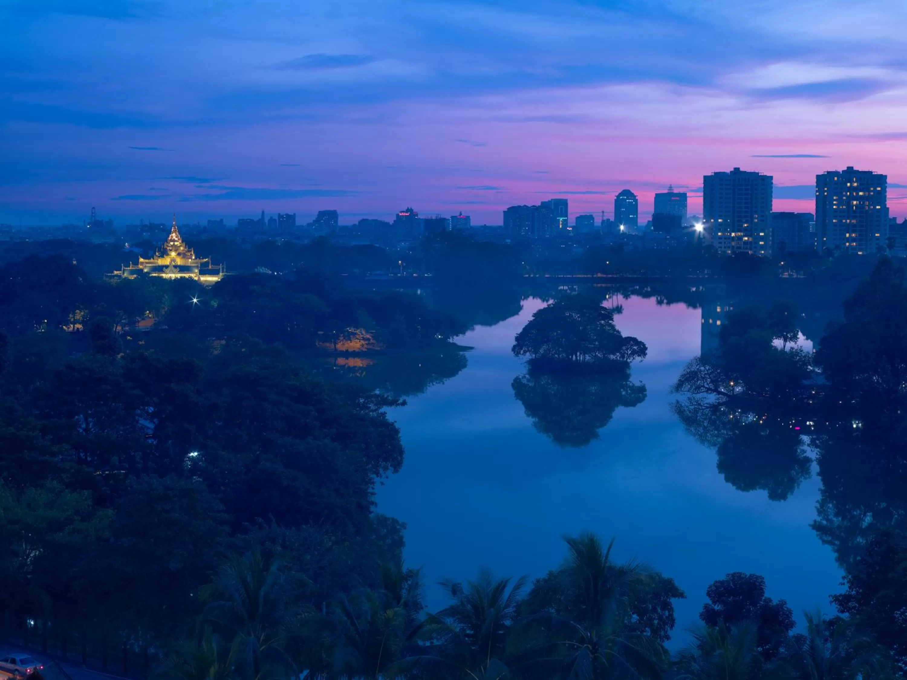 View (from property/room) in Chatrium Hotel Royal Lake Yangon