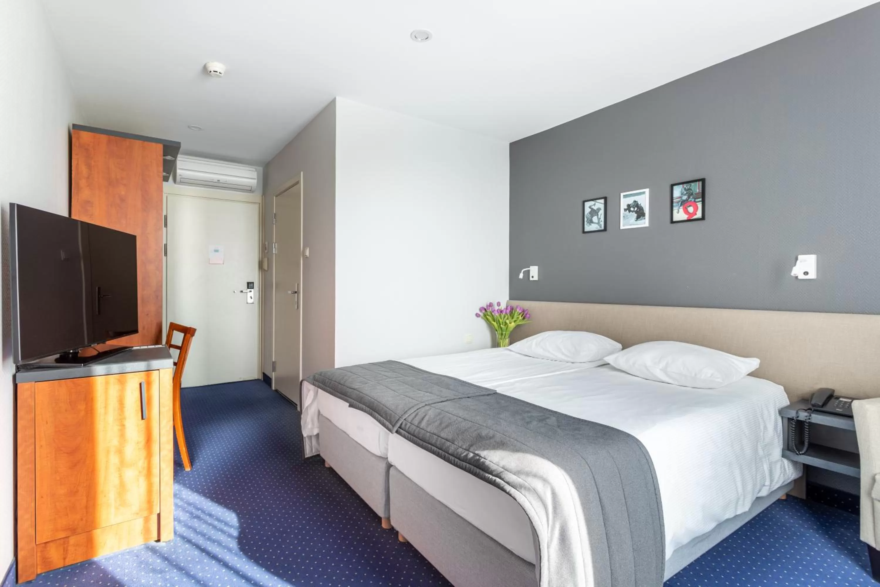 Bed in Qubus Hotel Zielona Góra