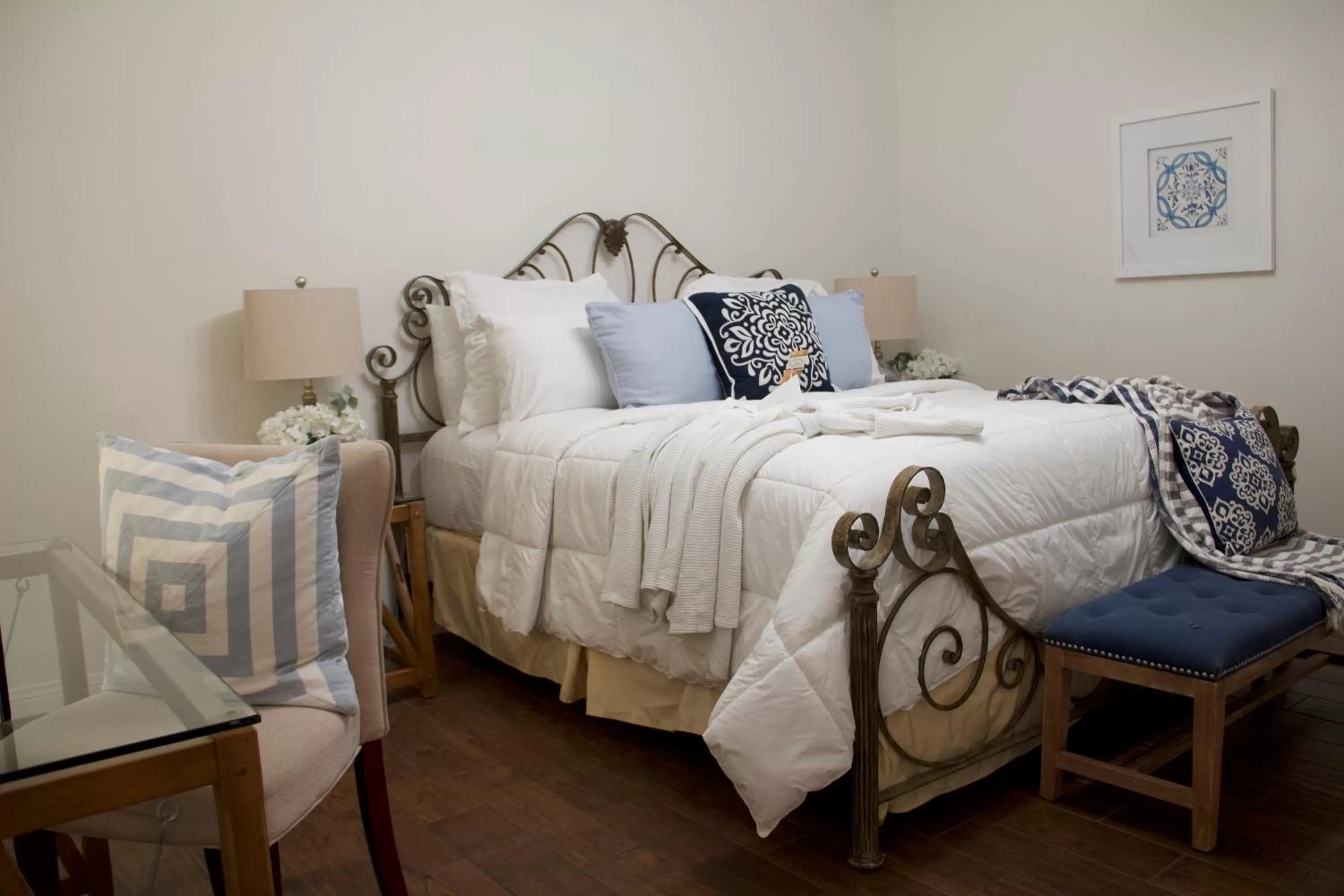 Bed in Andreas Hotel & Spa