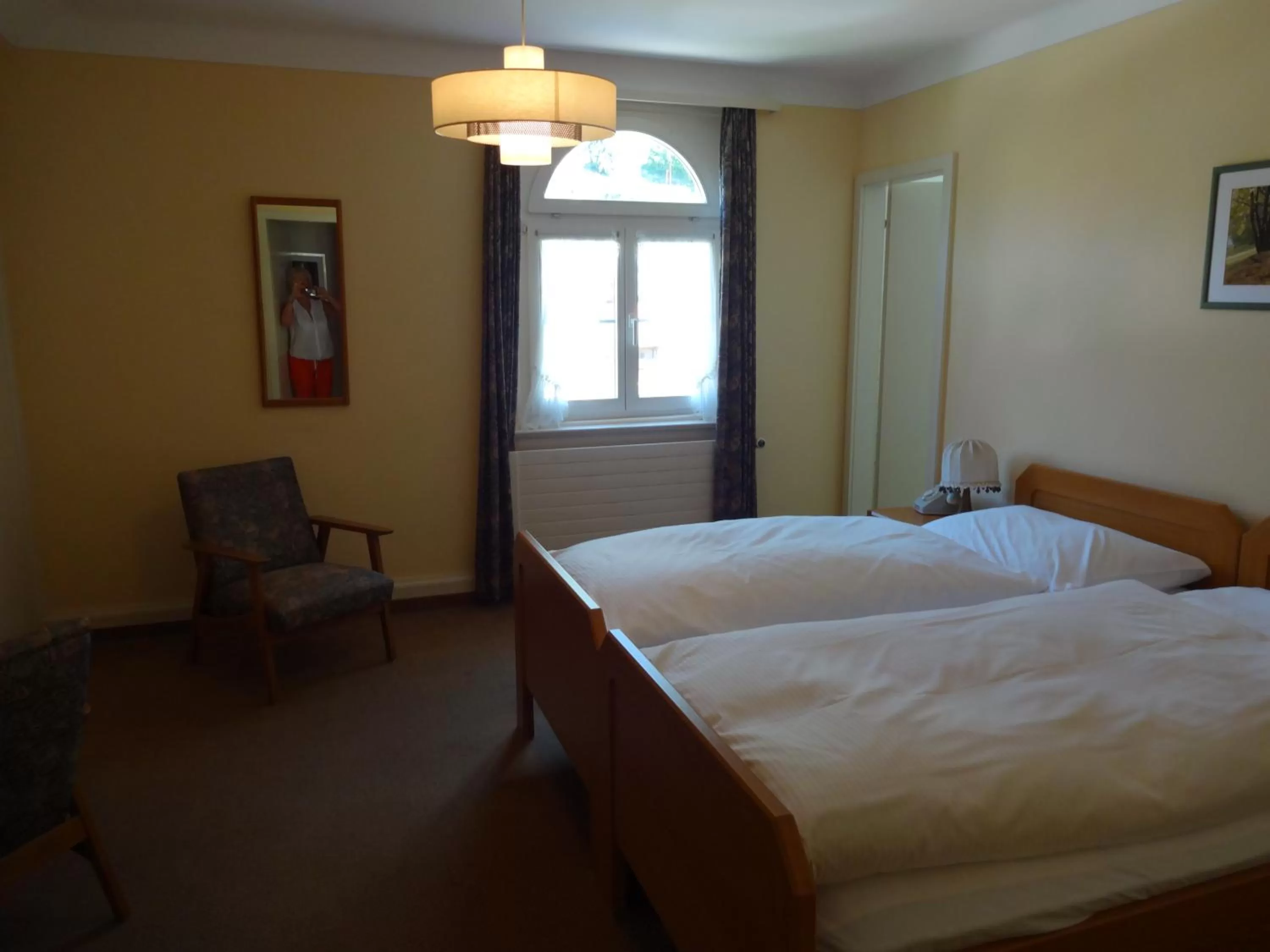 Photo of the whole room, Bed in Hotel Schweizerhof