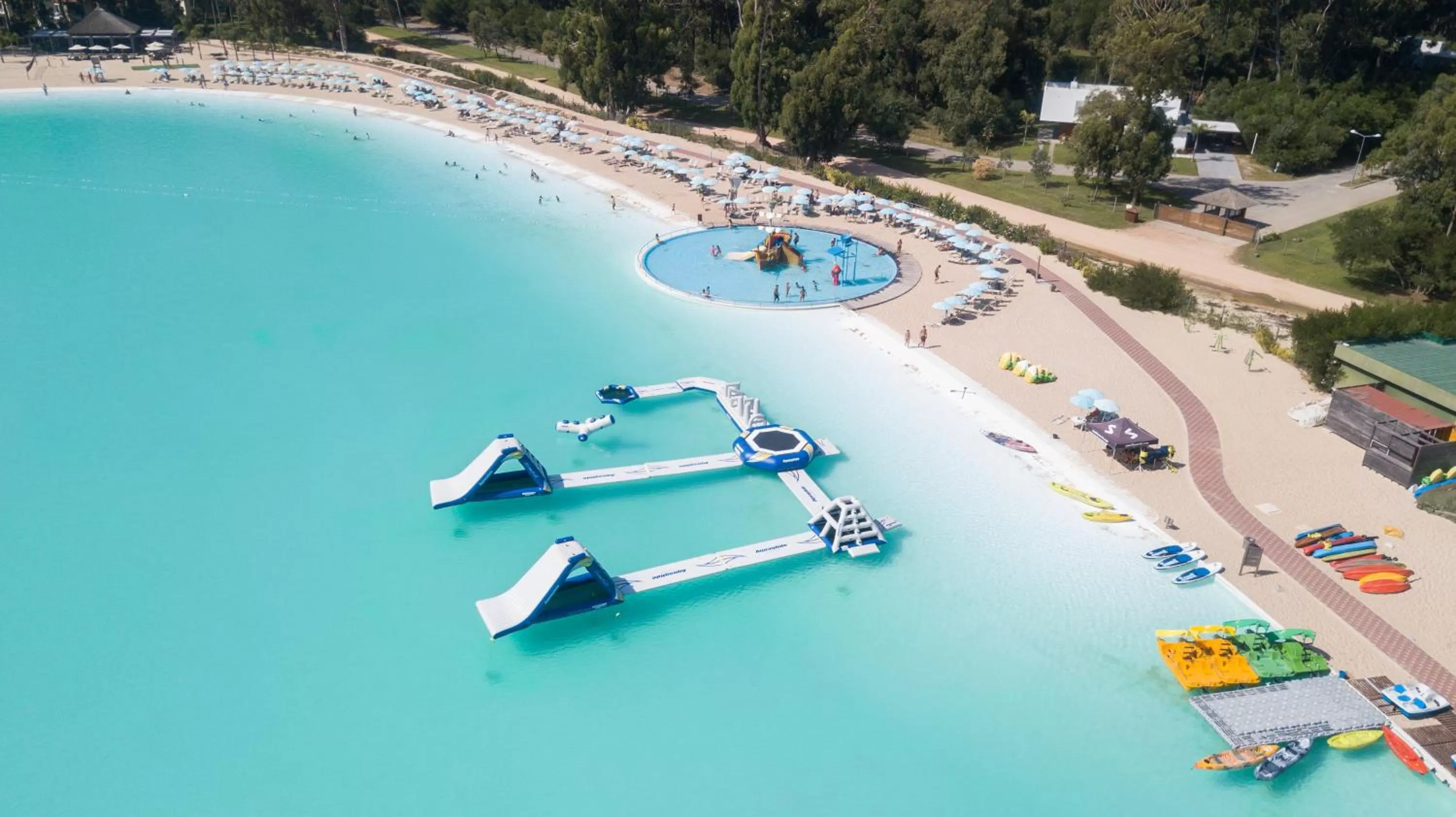 Aqua park in Solanas Punta del Este & Crystal Beach