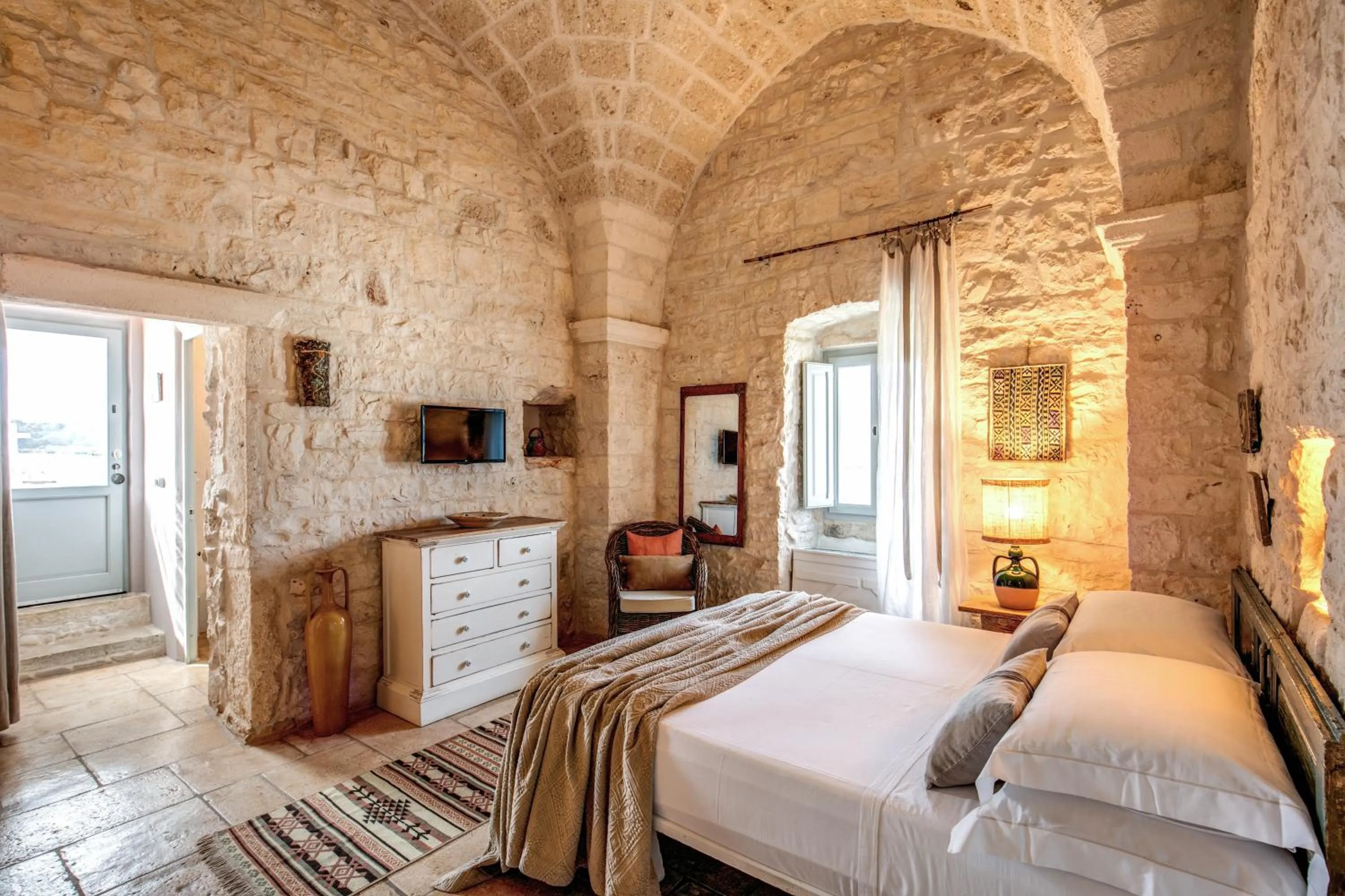 Bed in Masseria Cervarolo