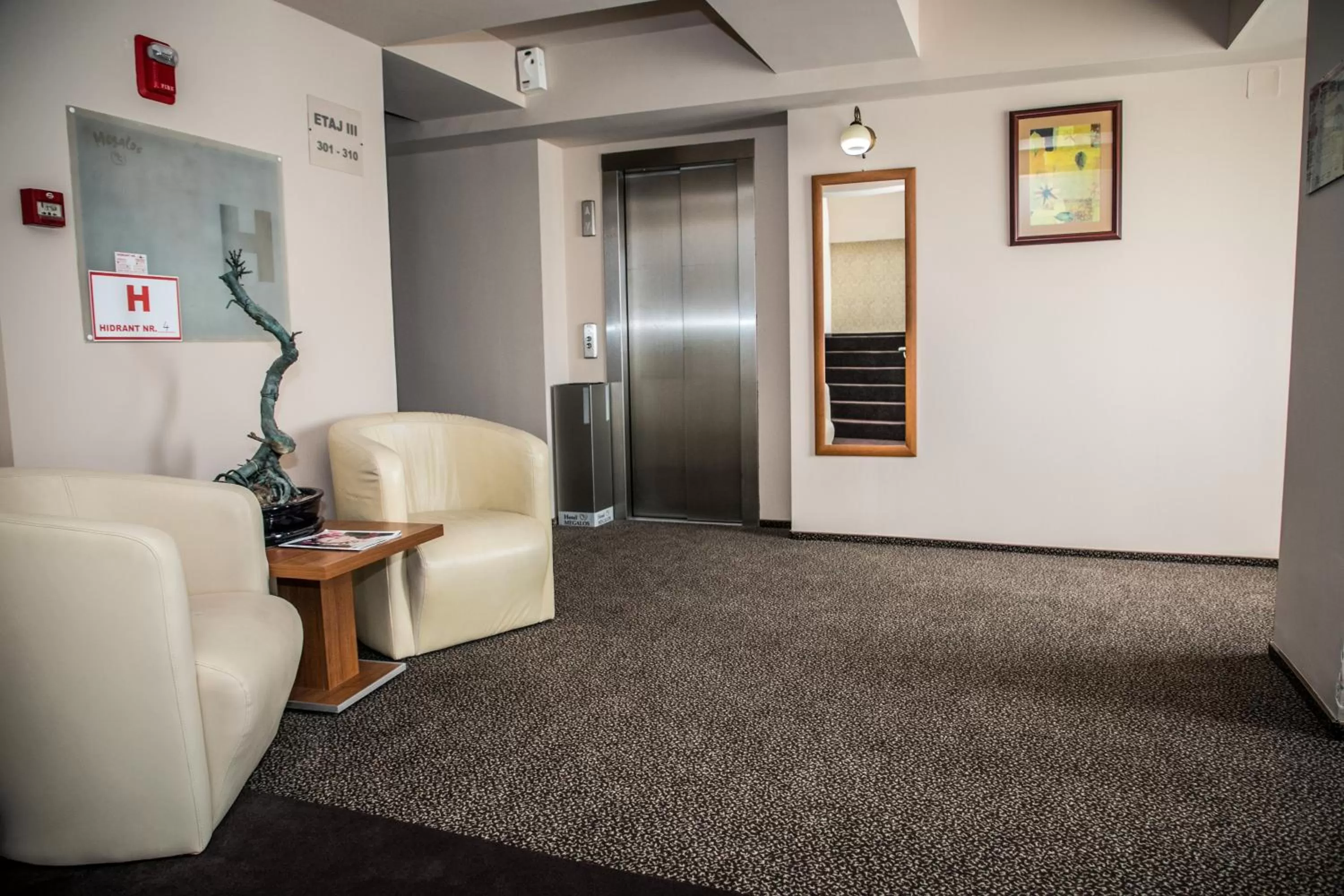 Floor plan in Hotel Megalos