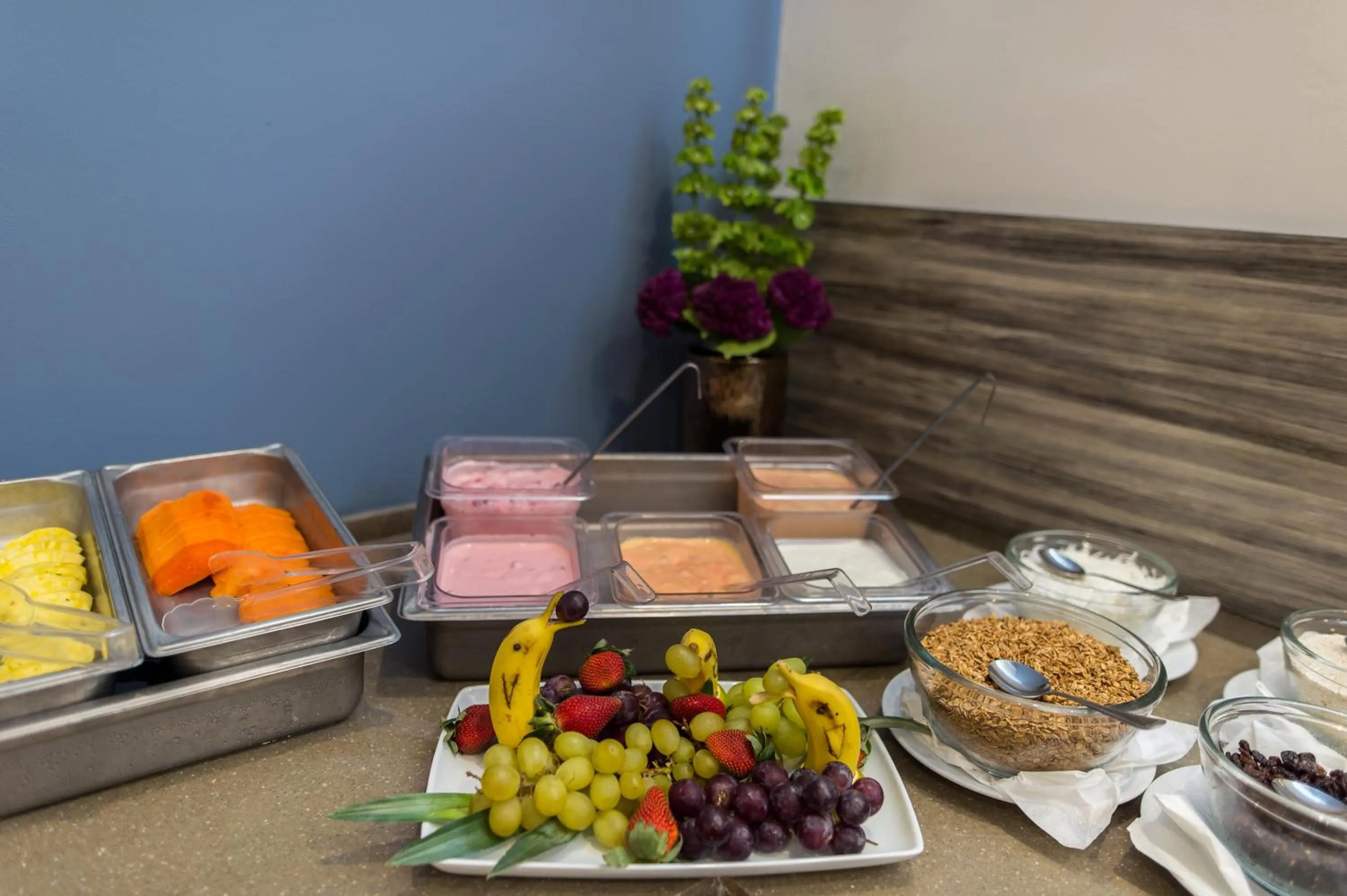 Buffet breakfast in Ocean View Beach Hotel