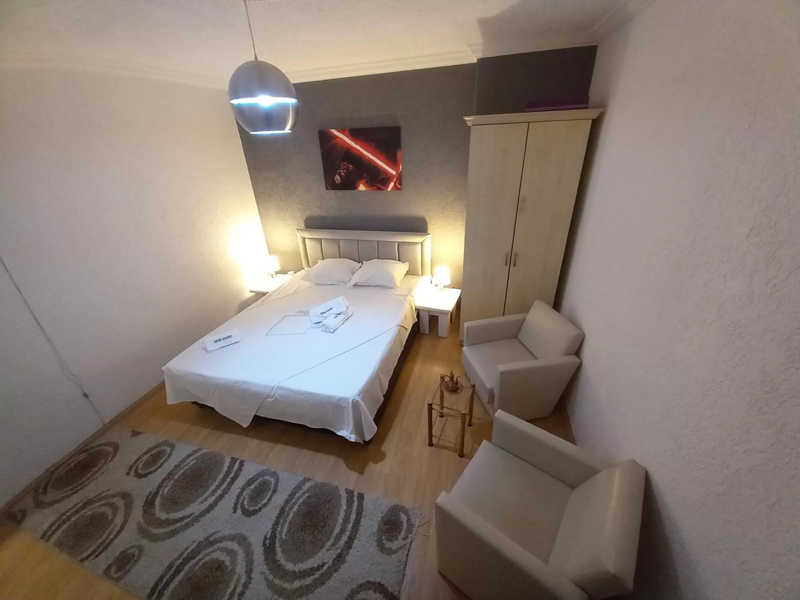 Photo of the whole room, Bed in Deni house