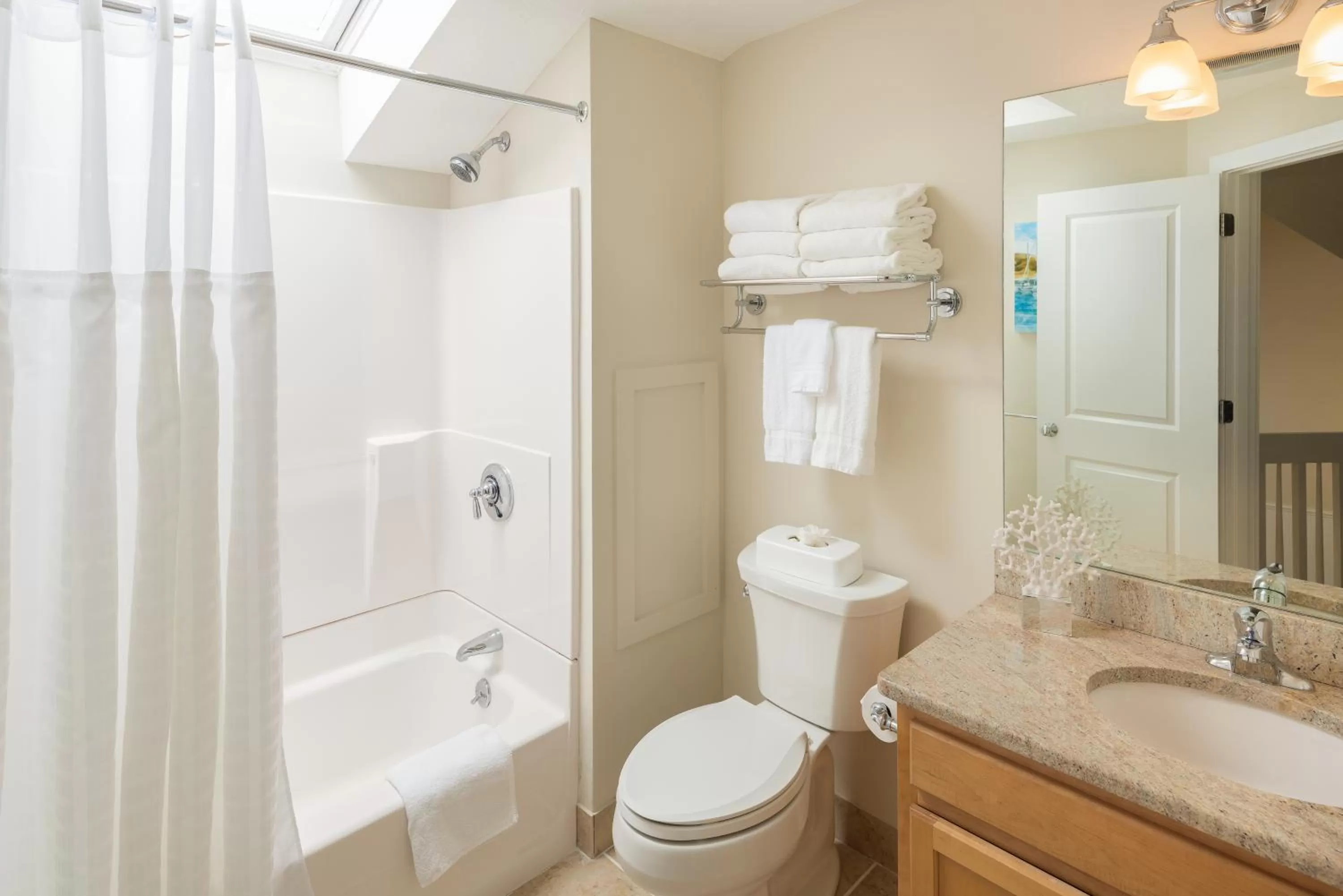 Shower in The Club at New Seabury