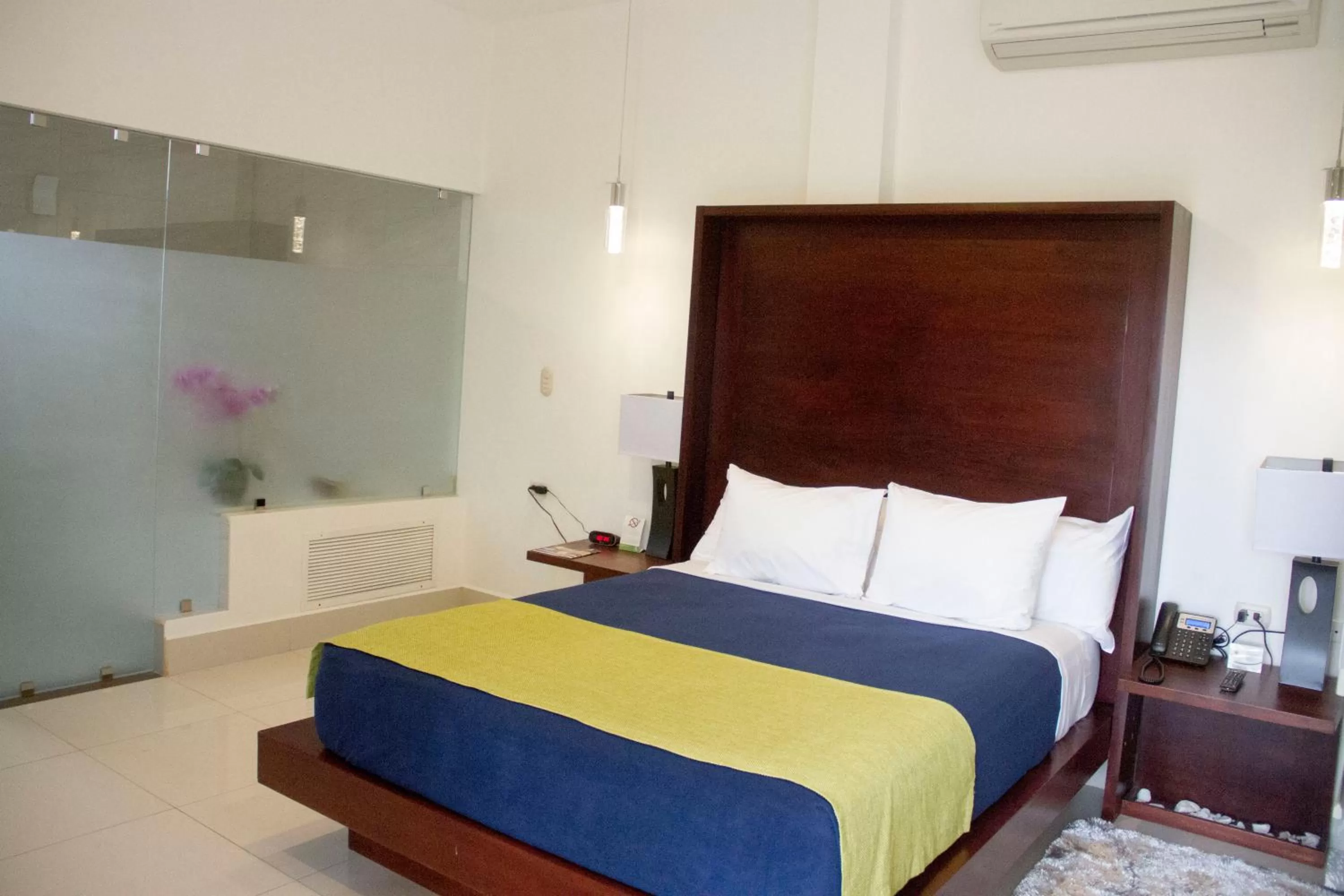 Bed in Hotel Agualcas