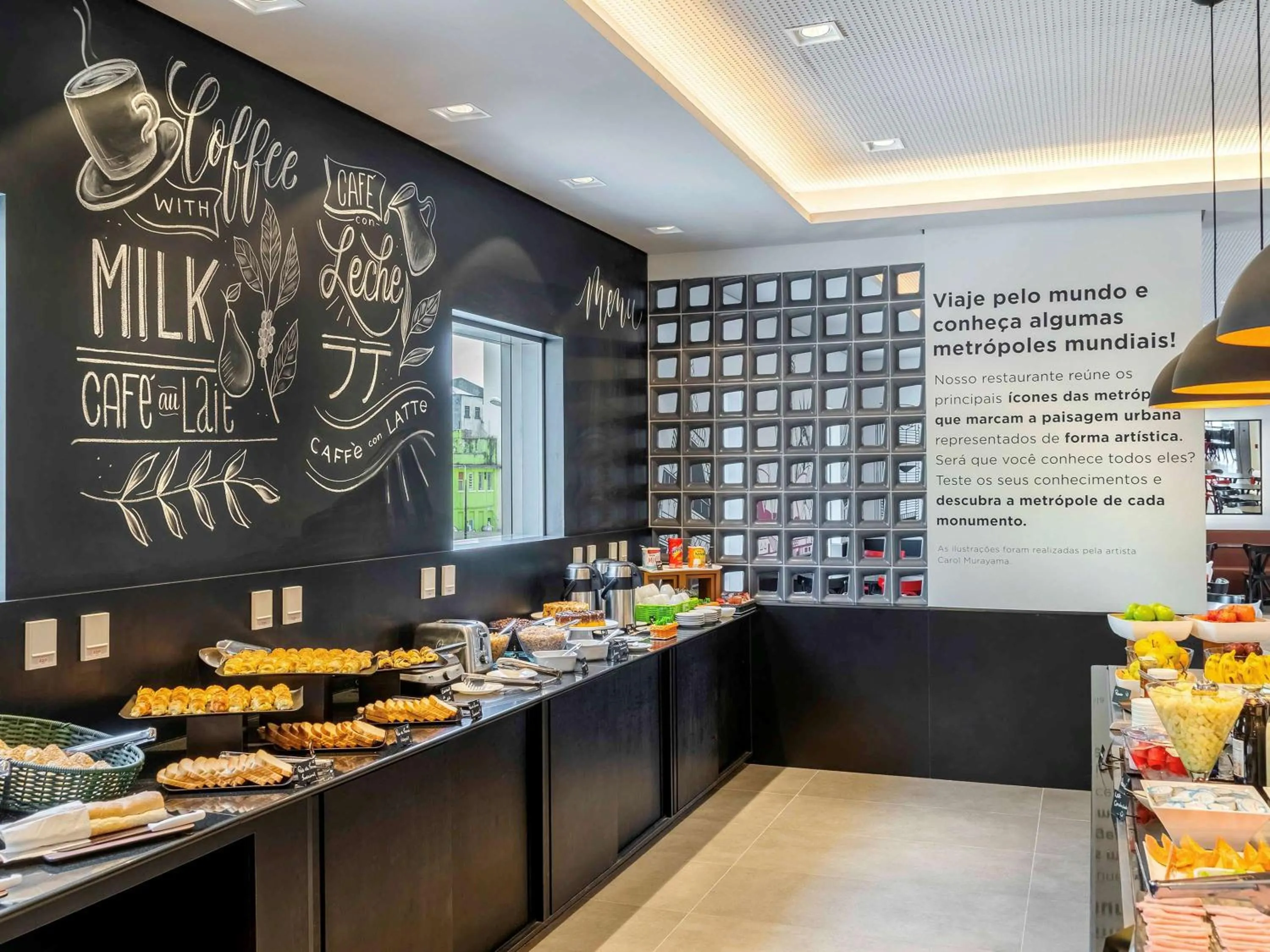 Restaurant/places to eat in Ibis Styles SP Centro