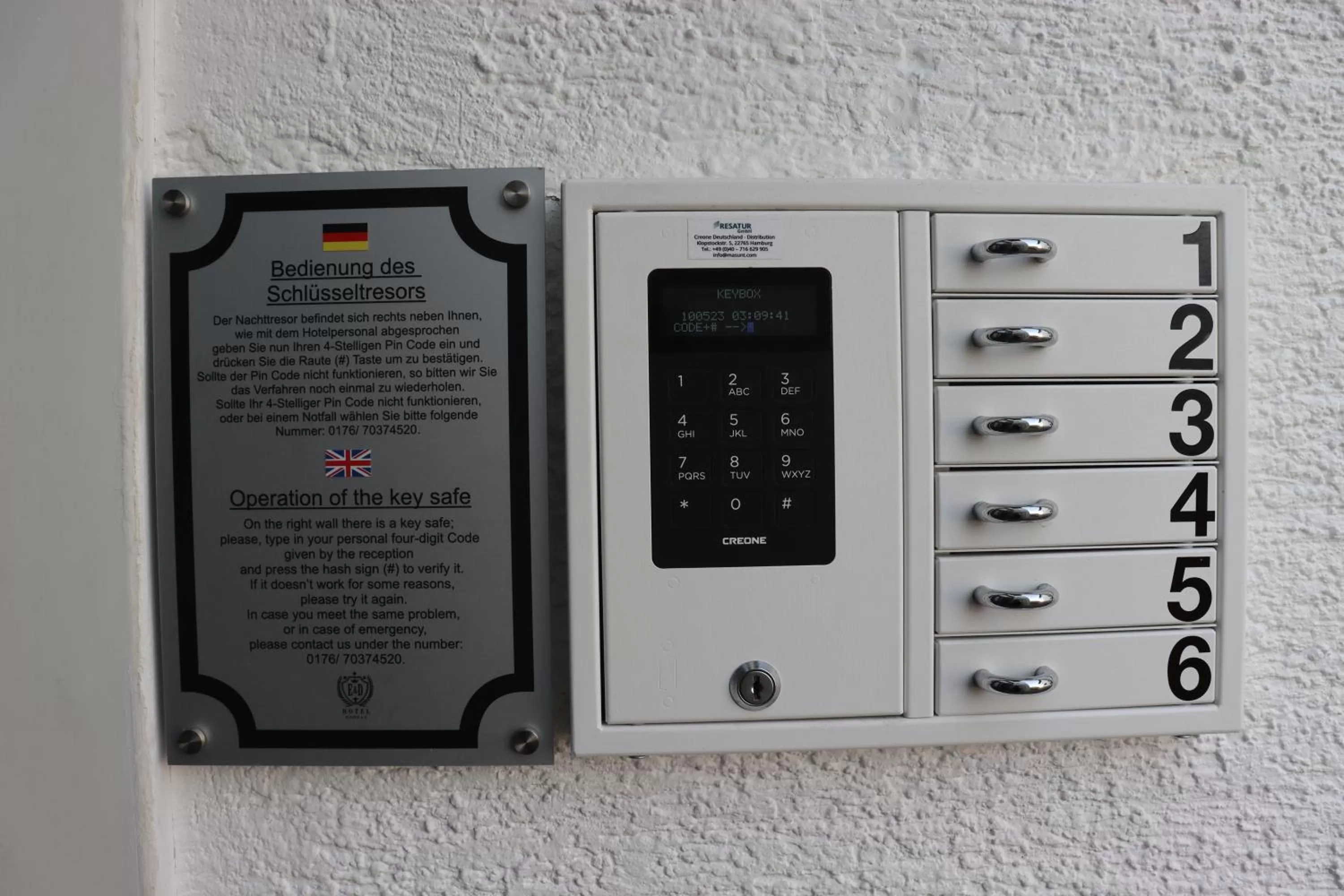 Lobby or reception in E&D Hotel Rodgau