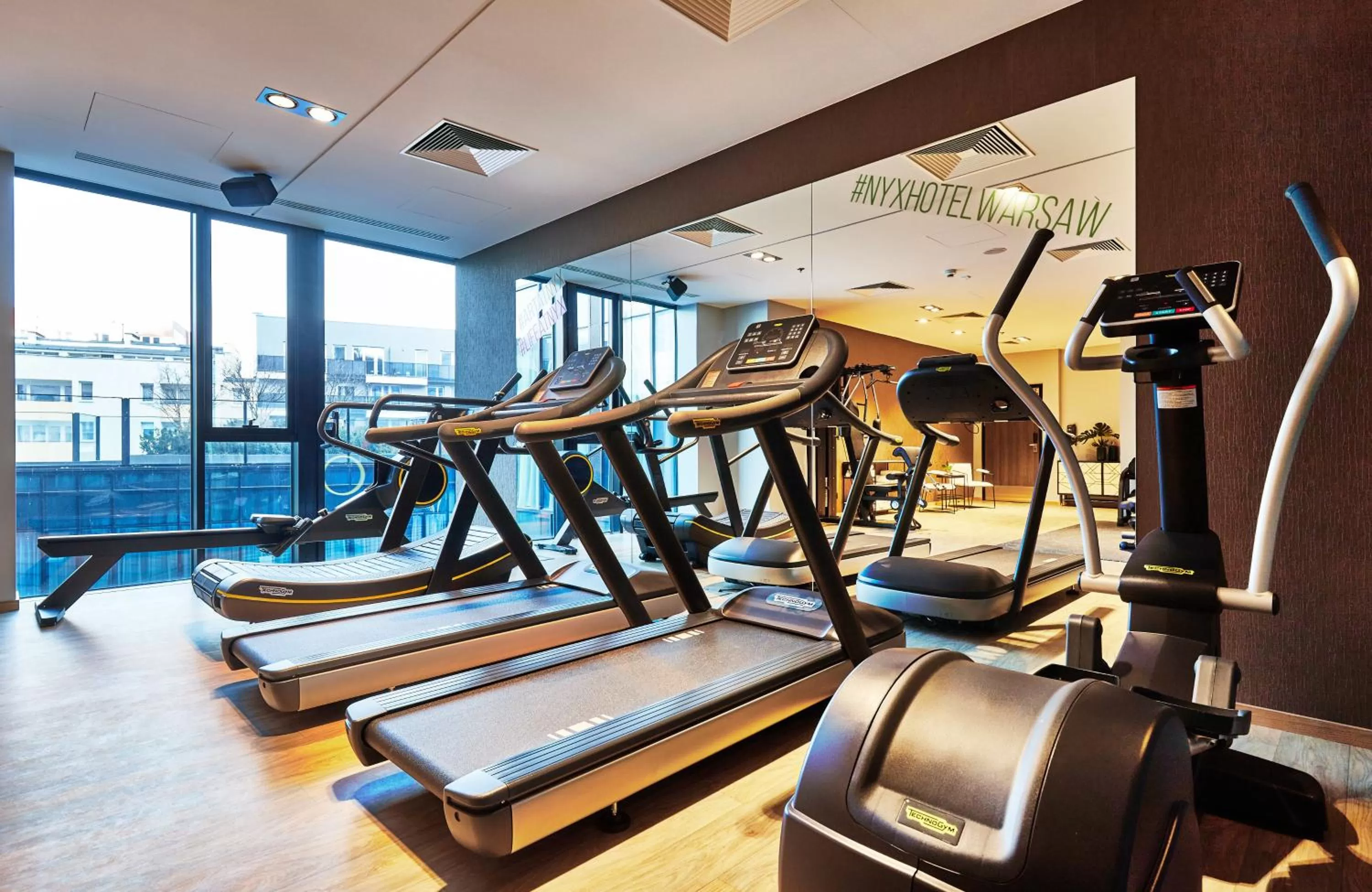 Fitness centre/facilities in NYX Hotel Warsaw by Leonardo Hotels