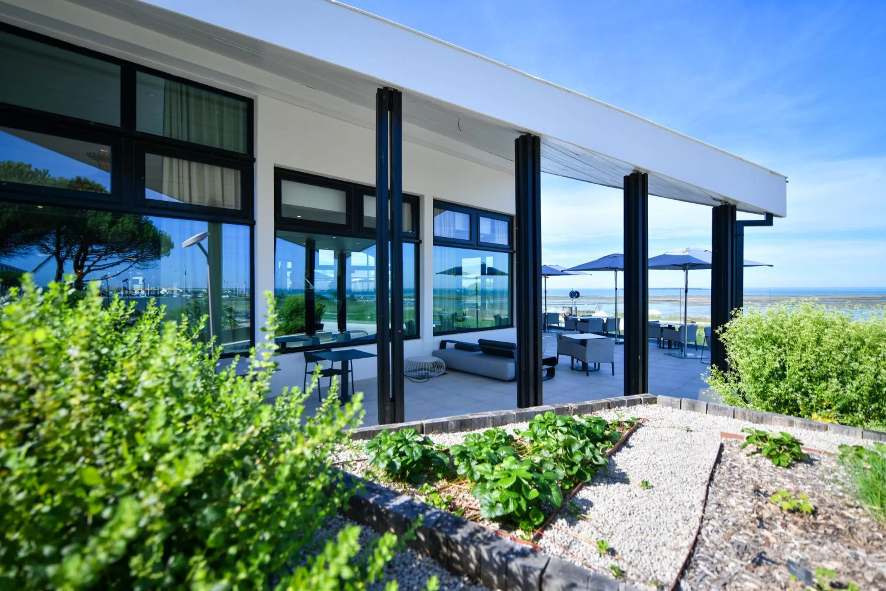 Patio in La Grande Terrasse Hotel & Spa La Rochelle - MGallery Collection