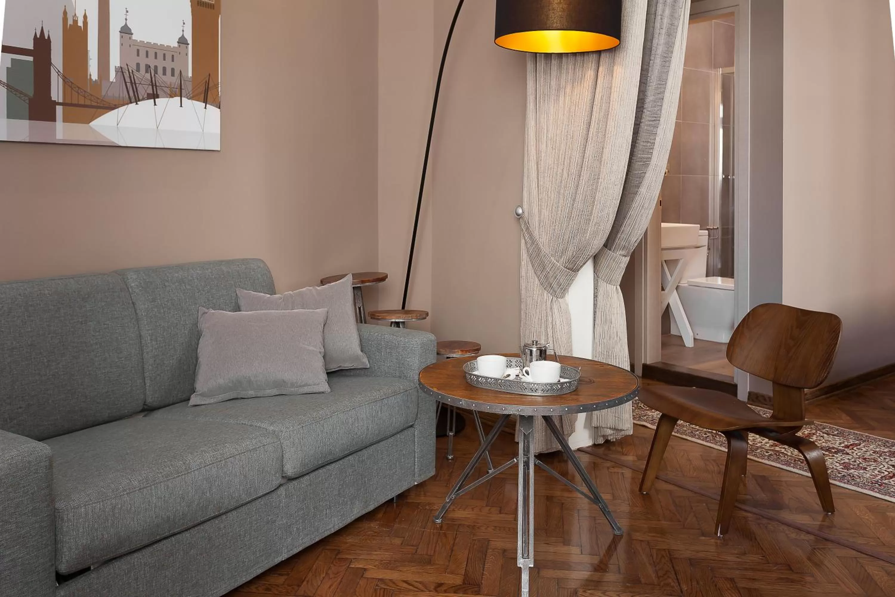 Seating area in Hotel London B&B