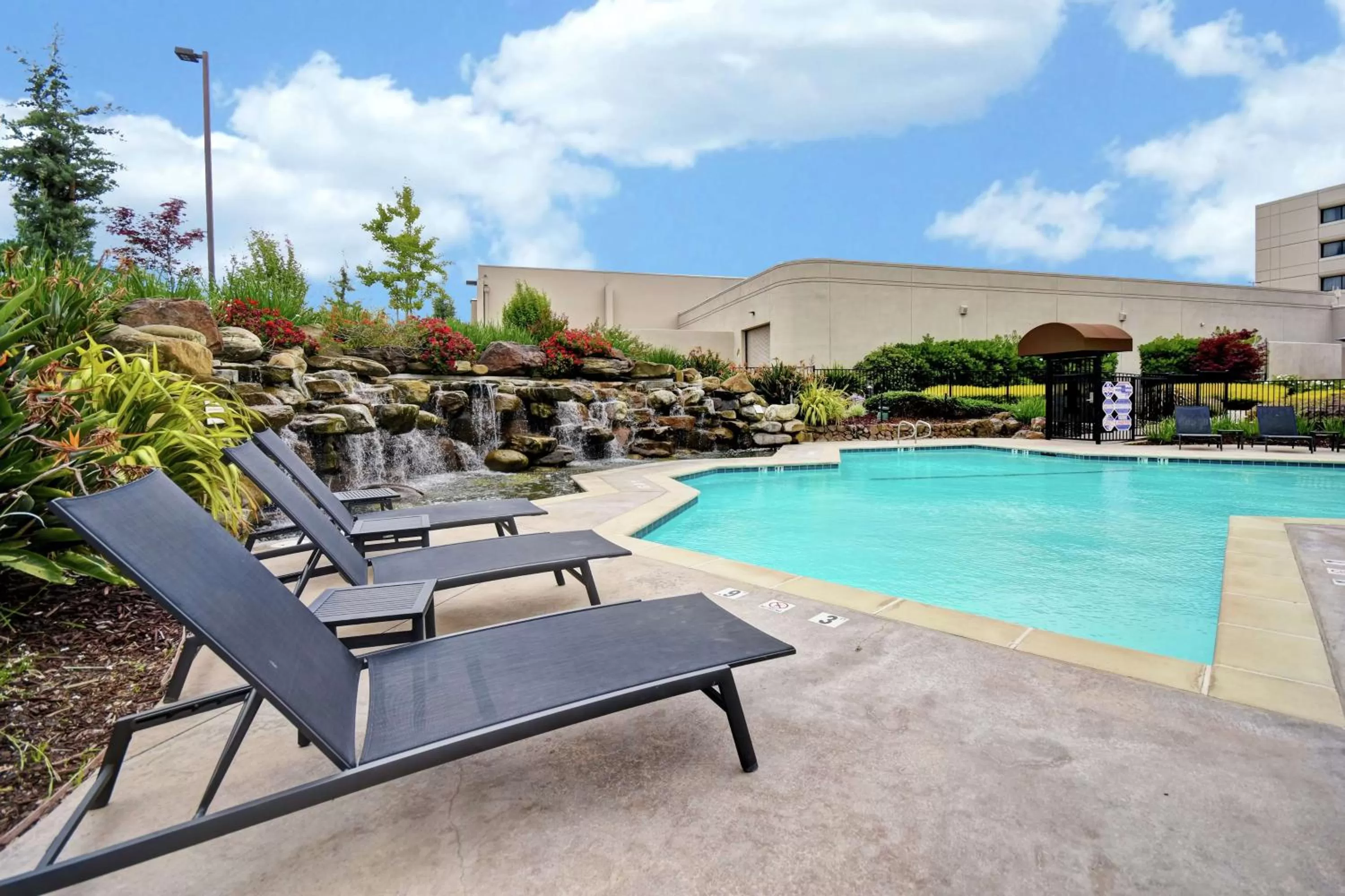 Pool view in DoubleTree by Hilton Pleasanton at The Club