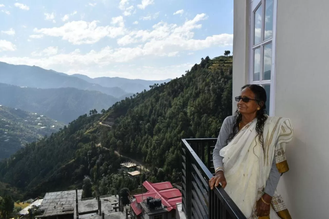 Bird's eye view in Sai Cottage Shimla