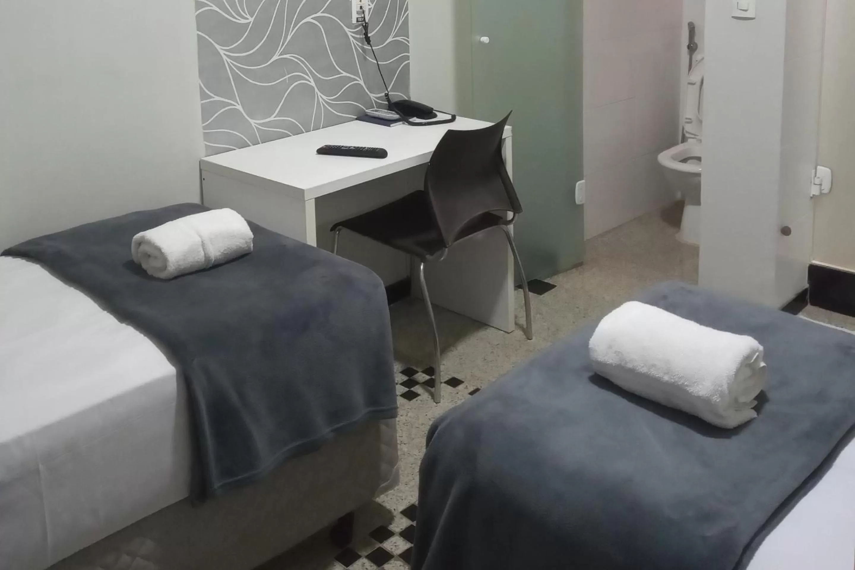 Bedroom in Compacto Hotel Alphaville Campinas