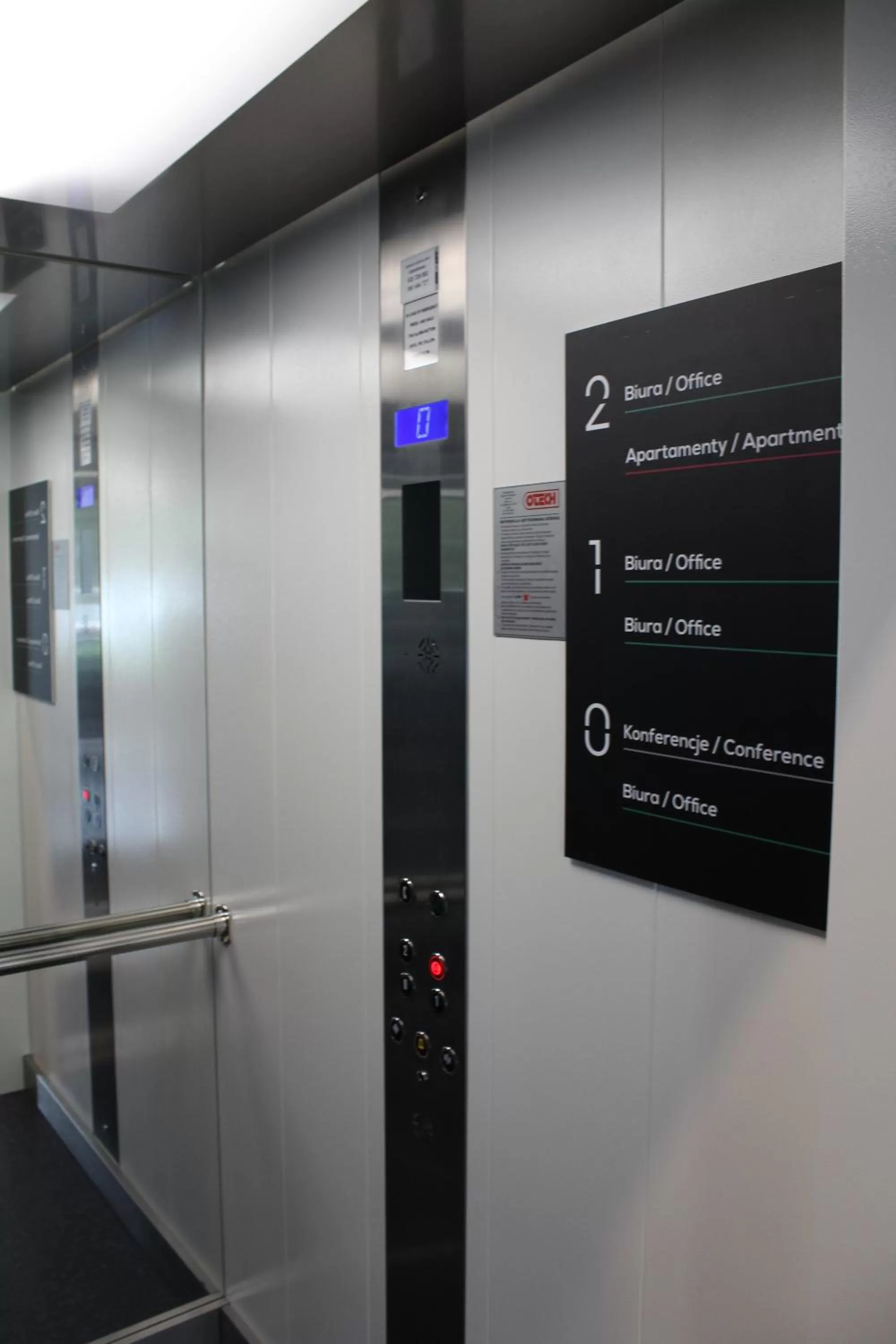 elevator in VANTA Business Center