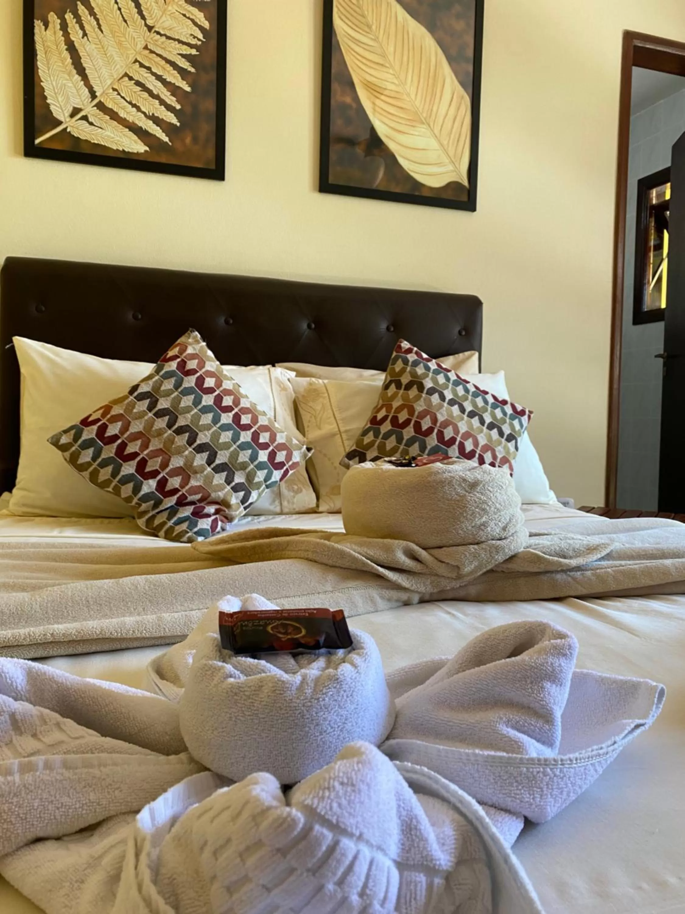 Bed in Pousada Do Pancho