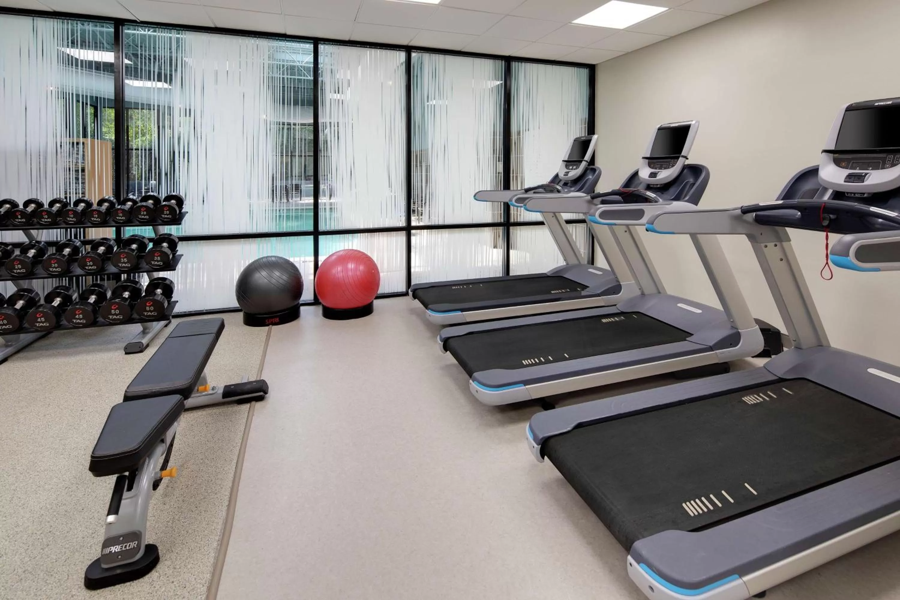 Fitness centre/facilities in Embassy Suites by Hilton Atlanta Perimeter Center