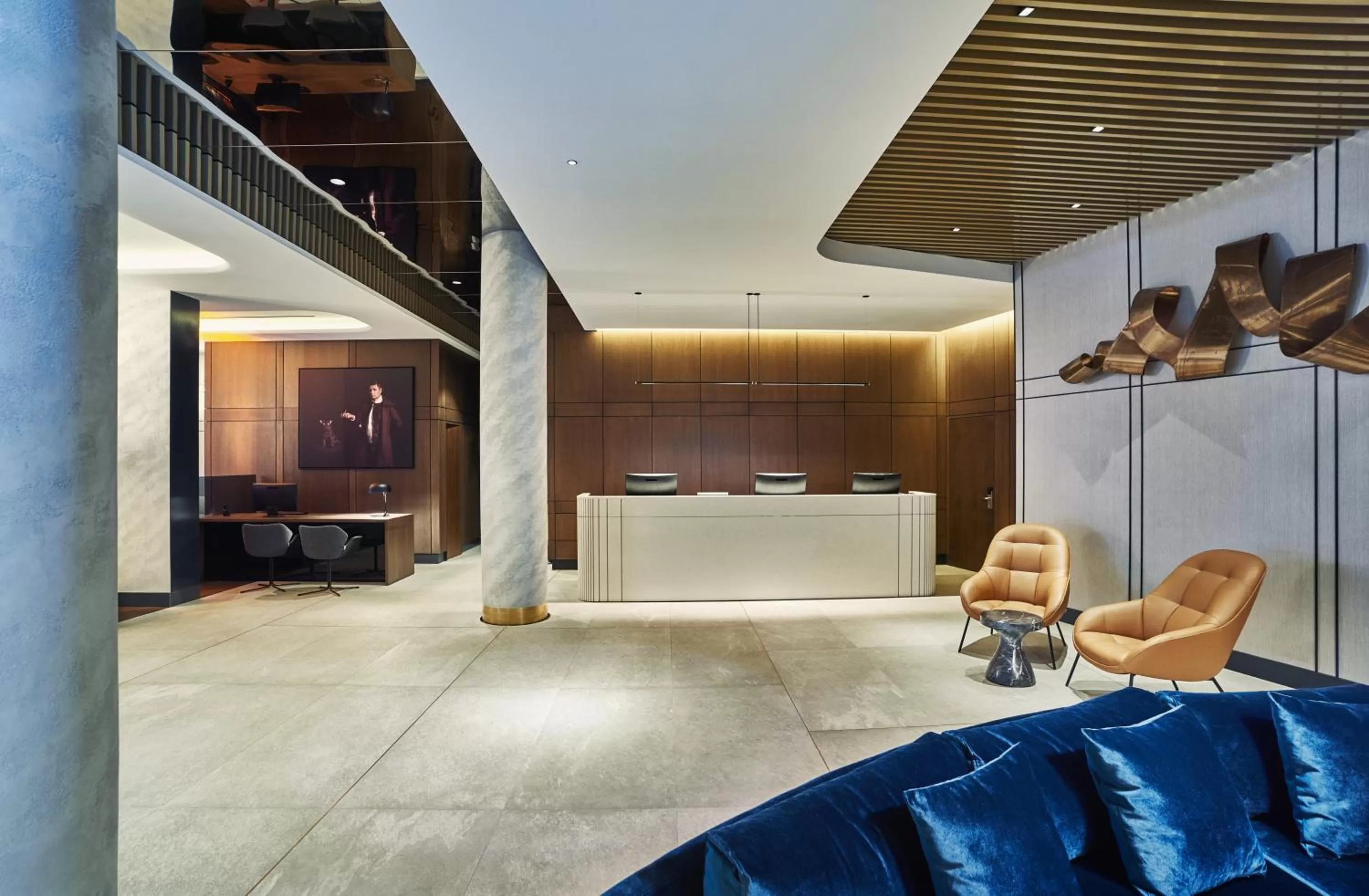 Lobby or reception in Radisson Blu Hotel, Kyiv City Centre