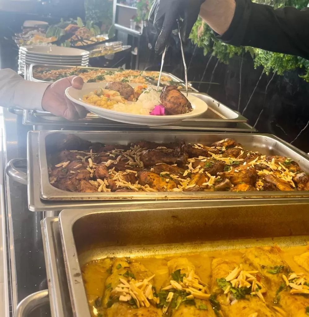 Food in Caesar Hotel Ramallah