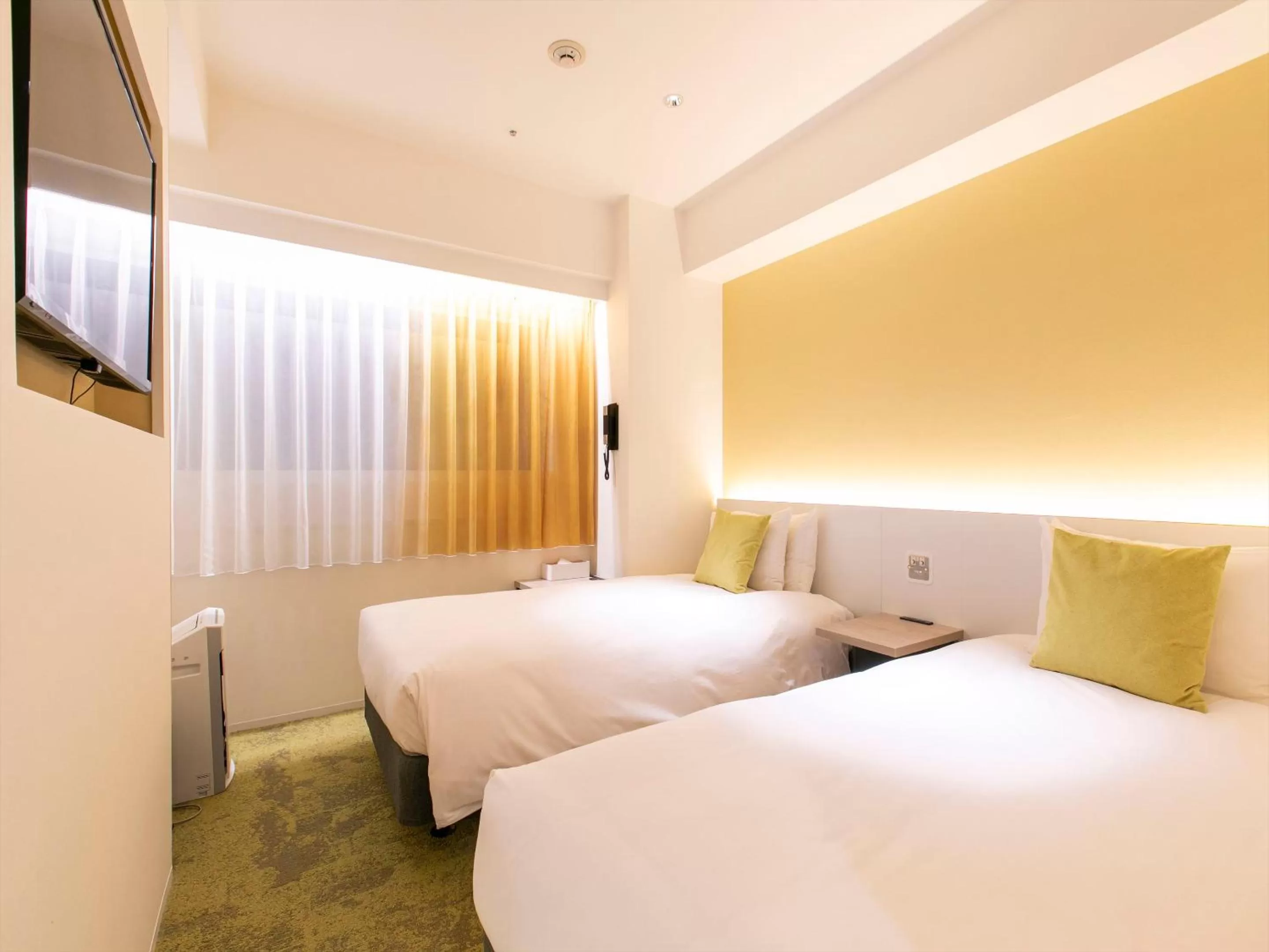 Bed in Tenza Hotel & SKYSPA at Sapporo Central