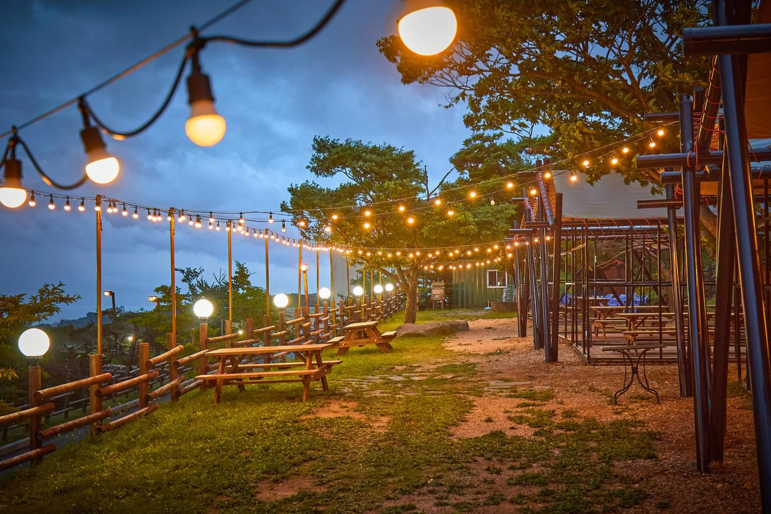 BBQ facilities in Gyeongju Mauna Ocean Resort