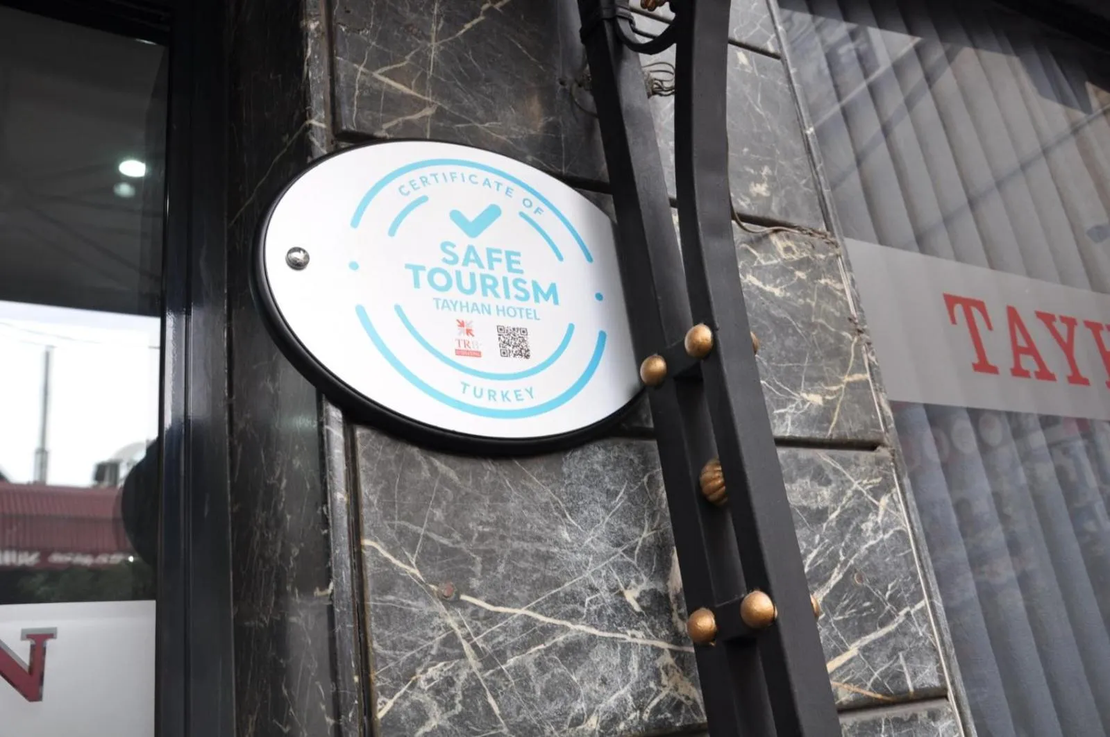 Logo/Certificate/Sign in Tayhan Hotel