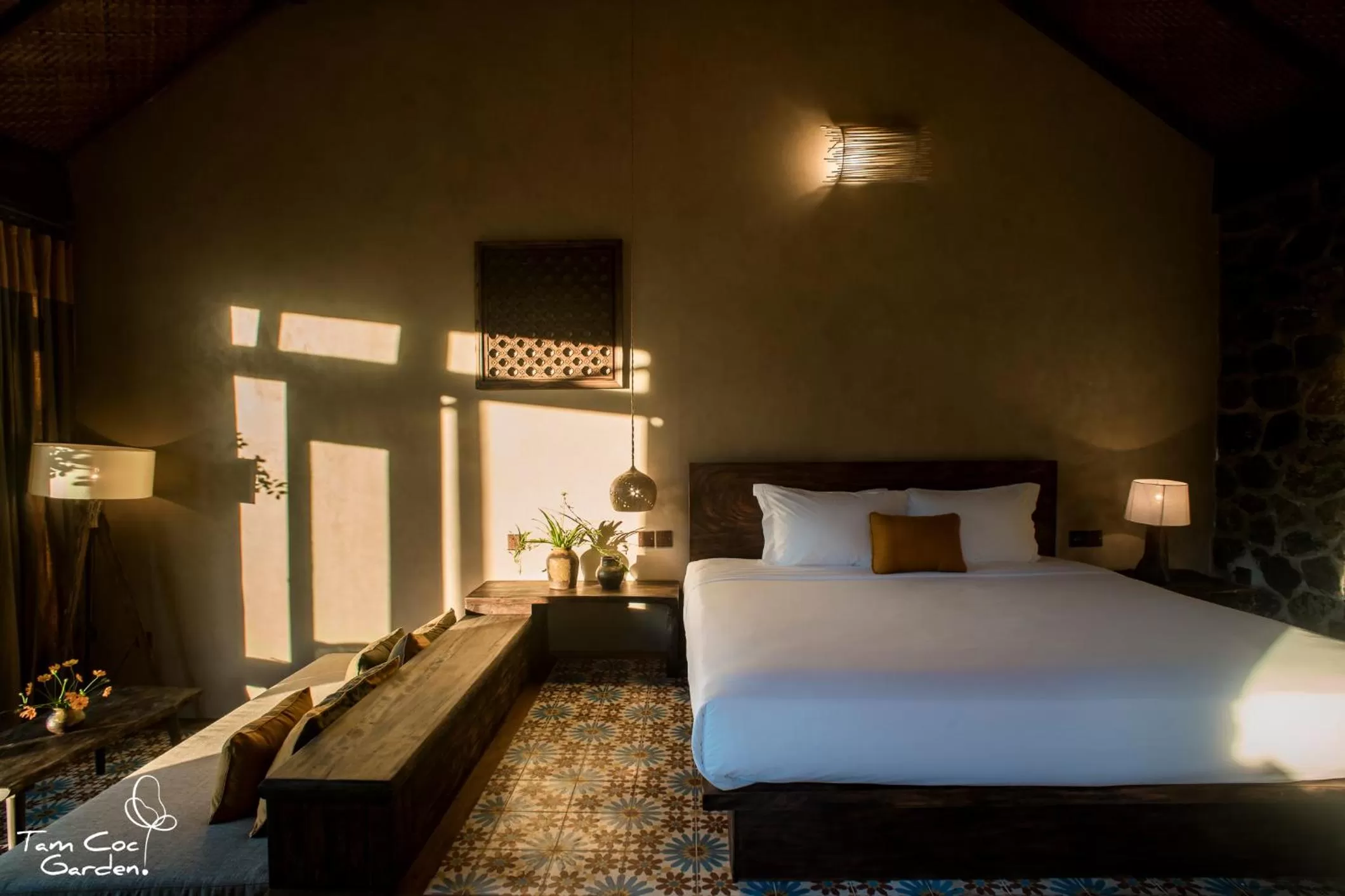 Bedroom, Bed in Tam Coc Garden Resort