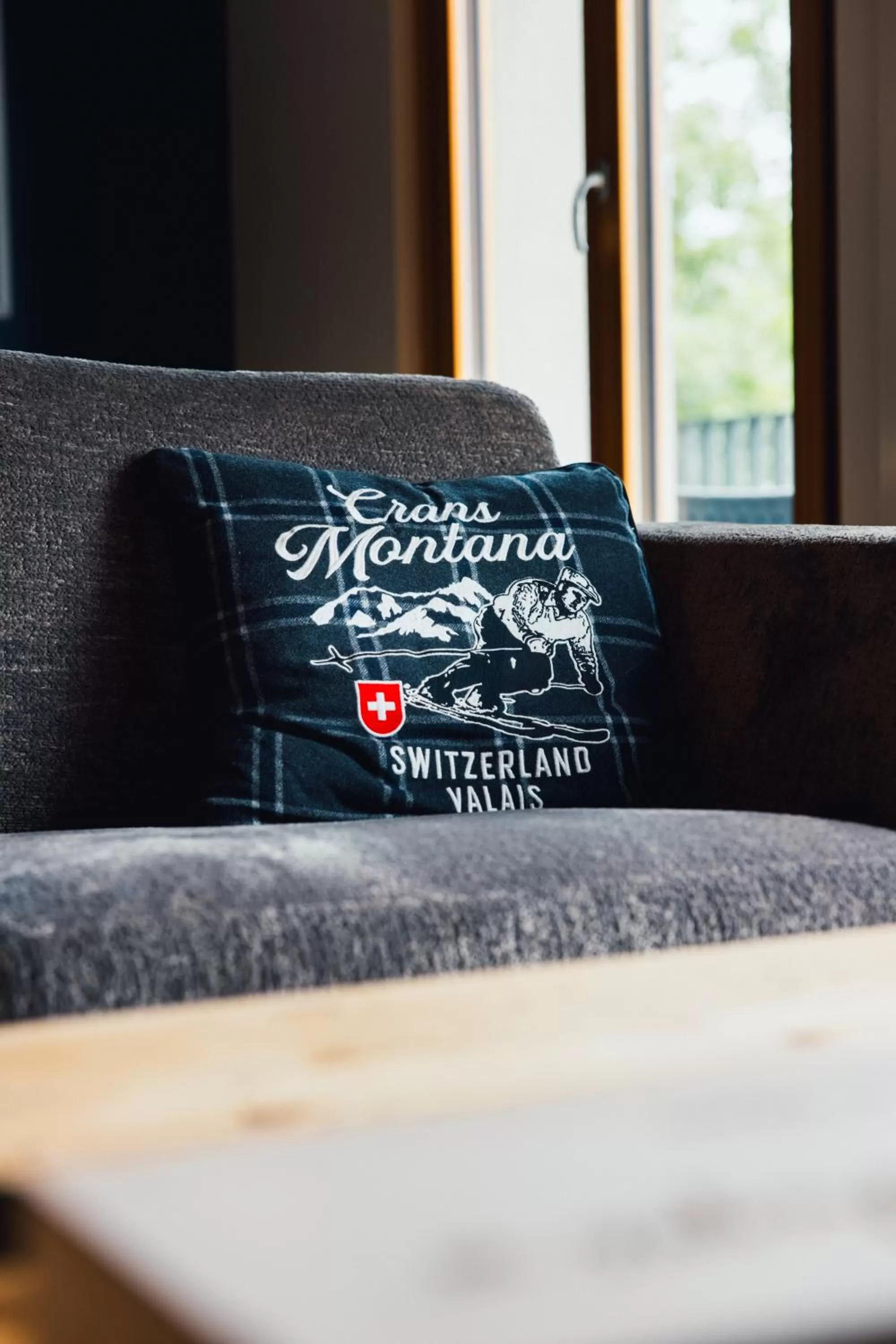 Decorative detail in B&B La Forge de Diogne - luxury and cosy alpine lodge